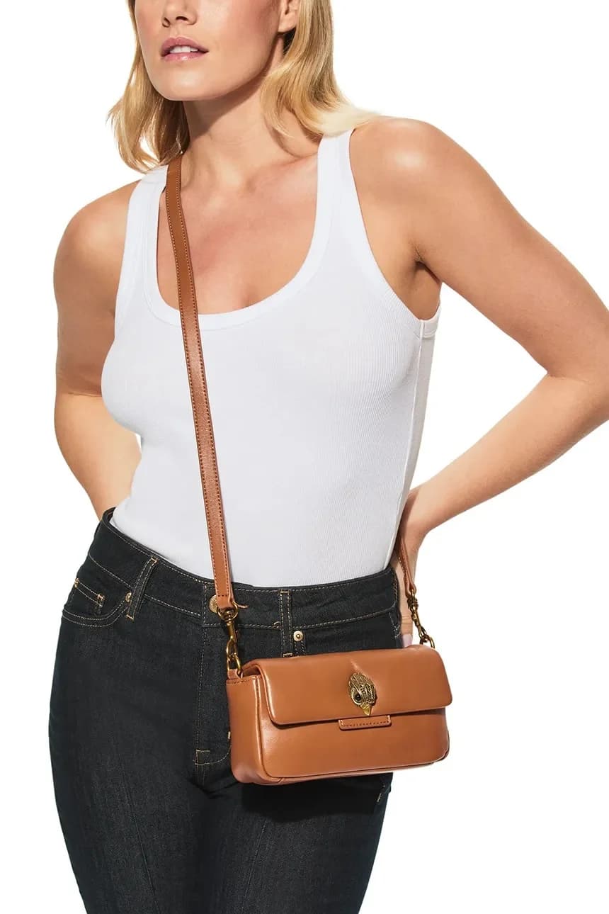 Женская кожаная сумка через плечо Mini Oxford - фото 6