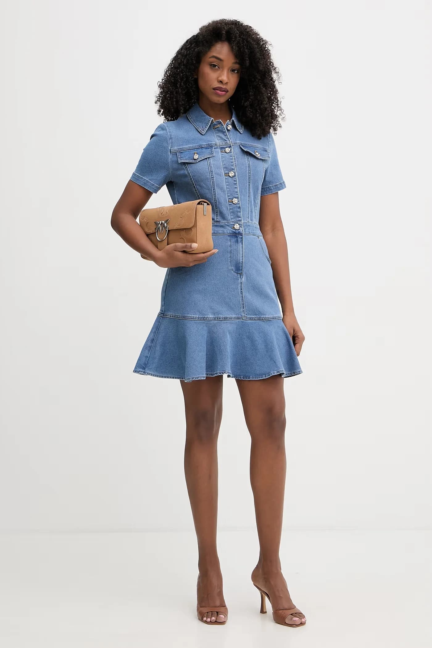 Женская замшевая сумка через плечо - фото 13