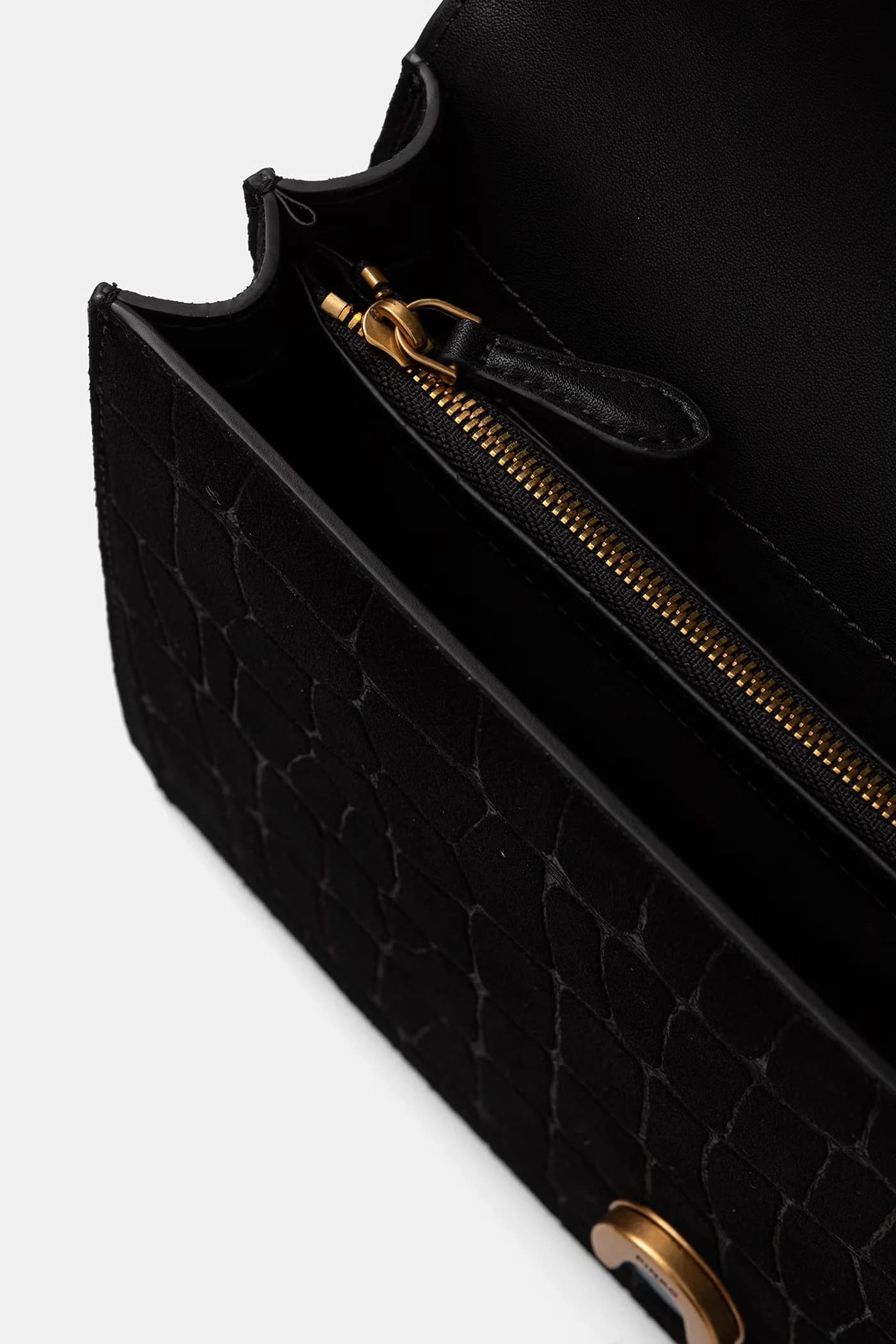 Женская кожаная сумка через плечо - фото 5