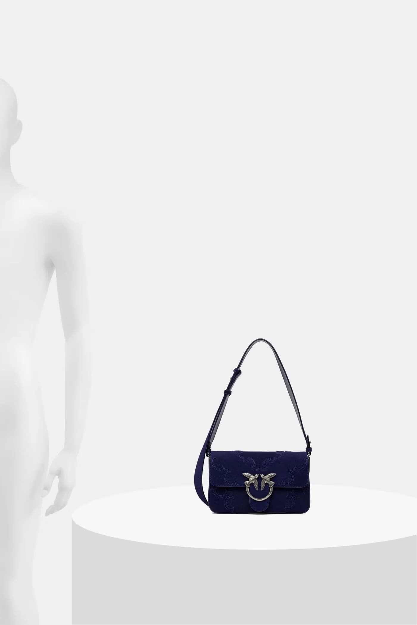 Женская замшевая сумка через плечо - фото 8