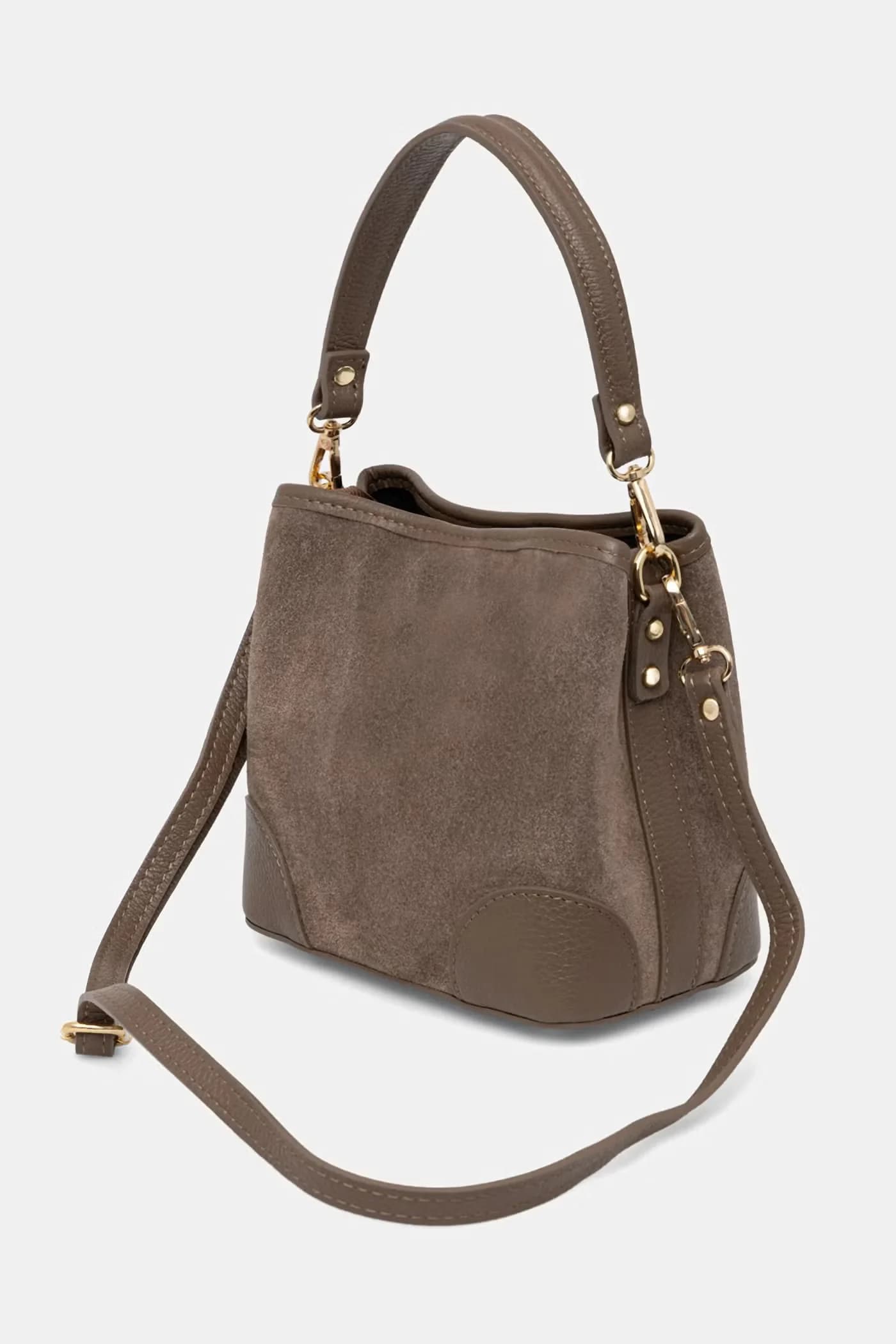 Женская замшевая сумка - фото 4