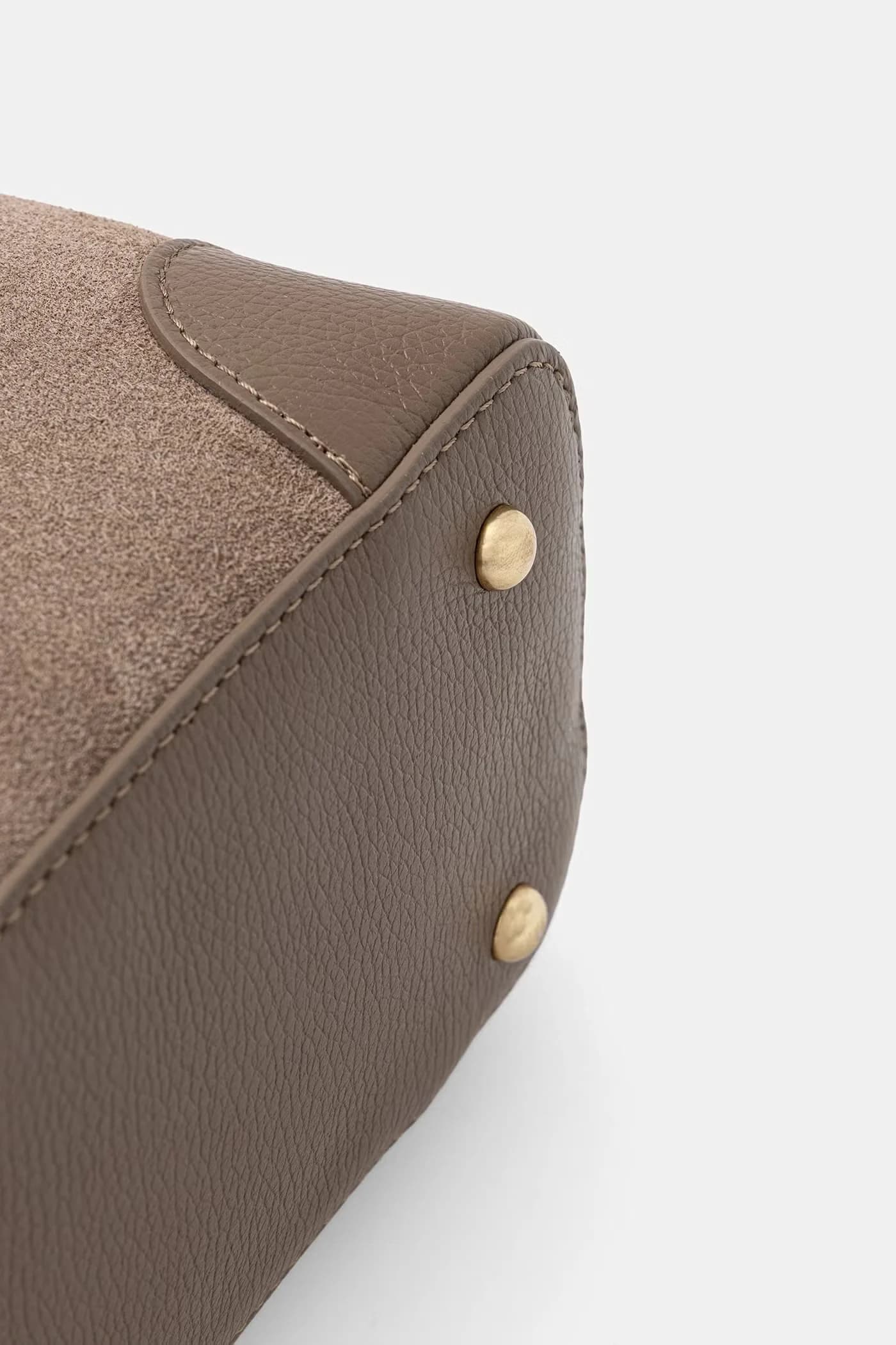 Женская замшевая сумка - фото 5