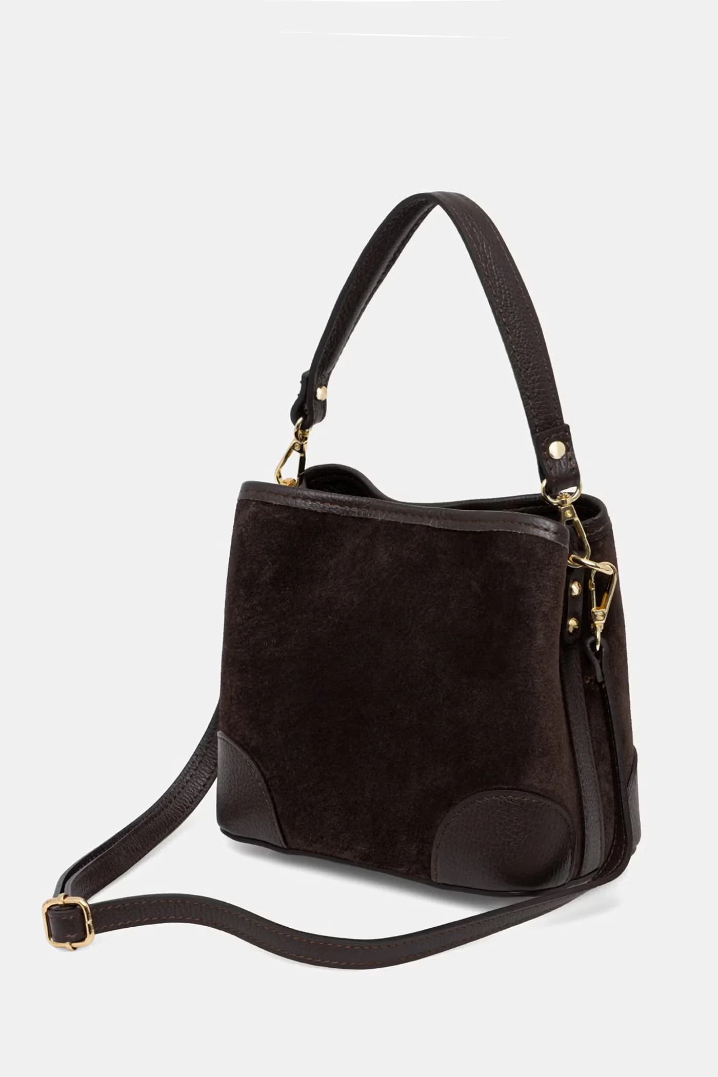 Женская замшевая сумка - фото 4