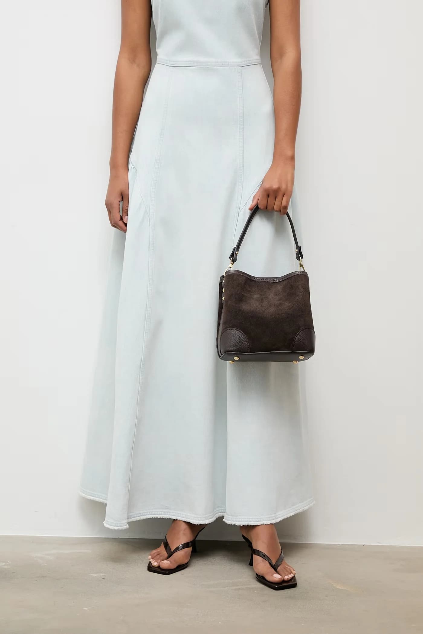 Женская замшевая сумка - фото 7