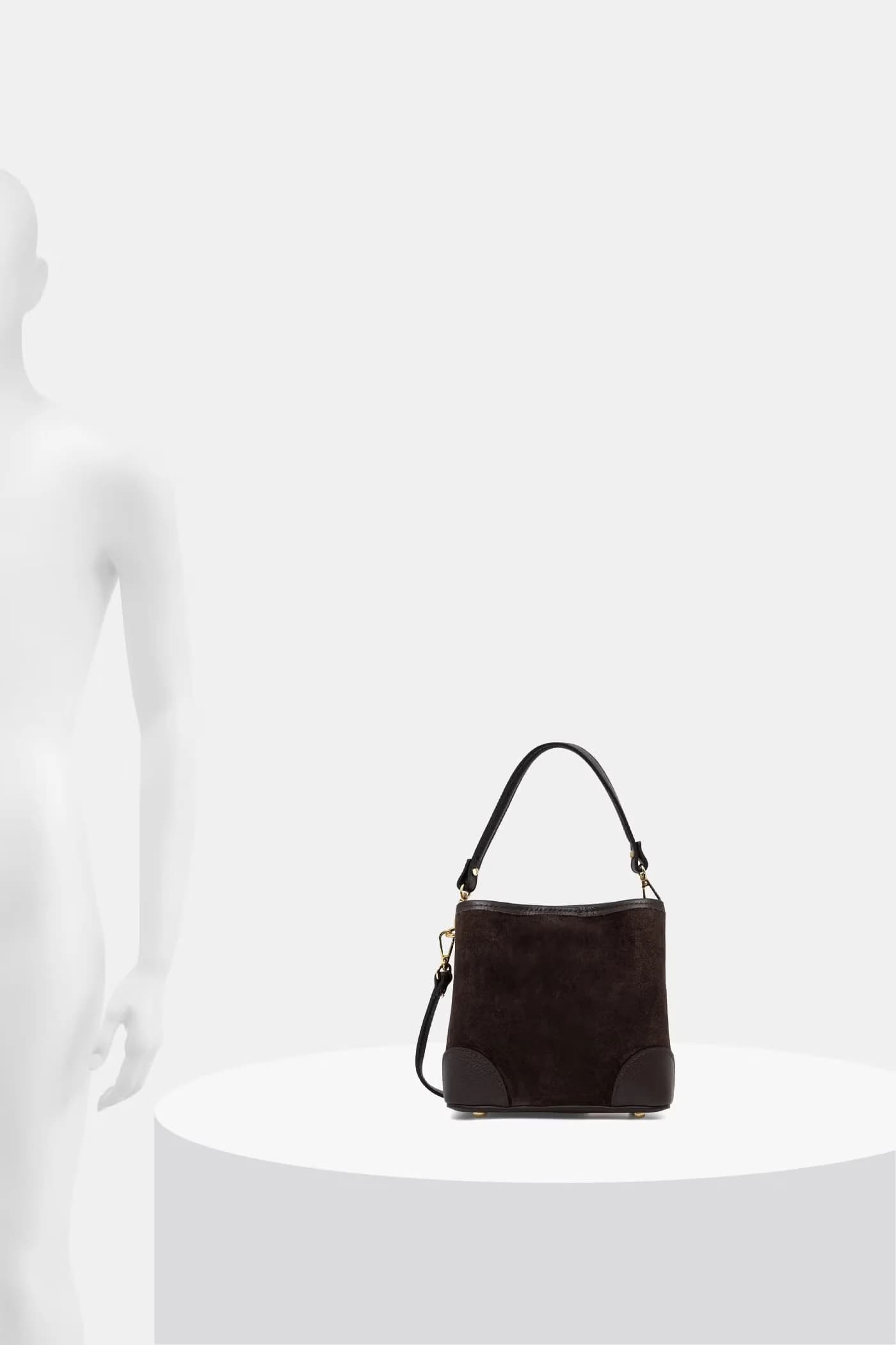 Женская замшевая сумка - фото 8