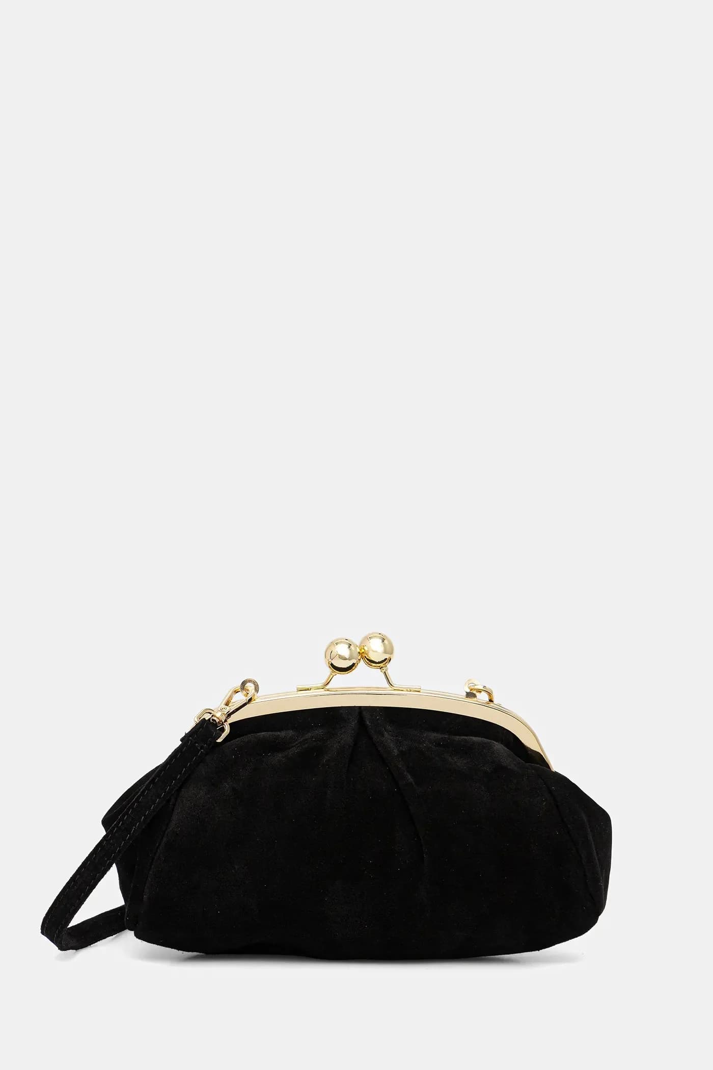 Замшевый клатч