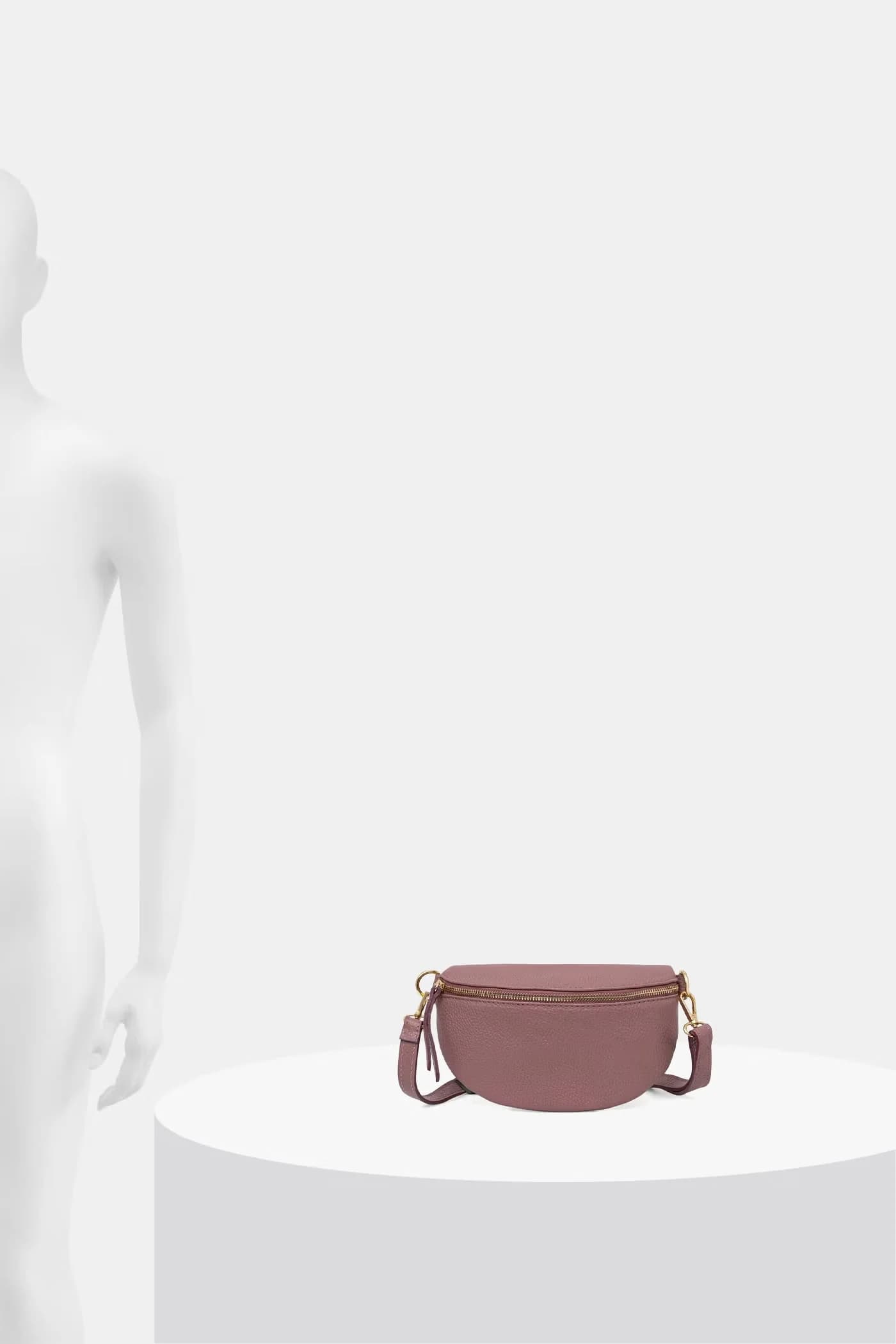 Женская кожаная поясная сумка - фото 8