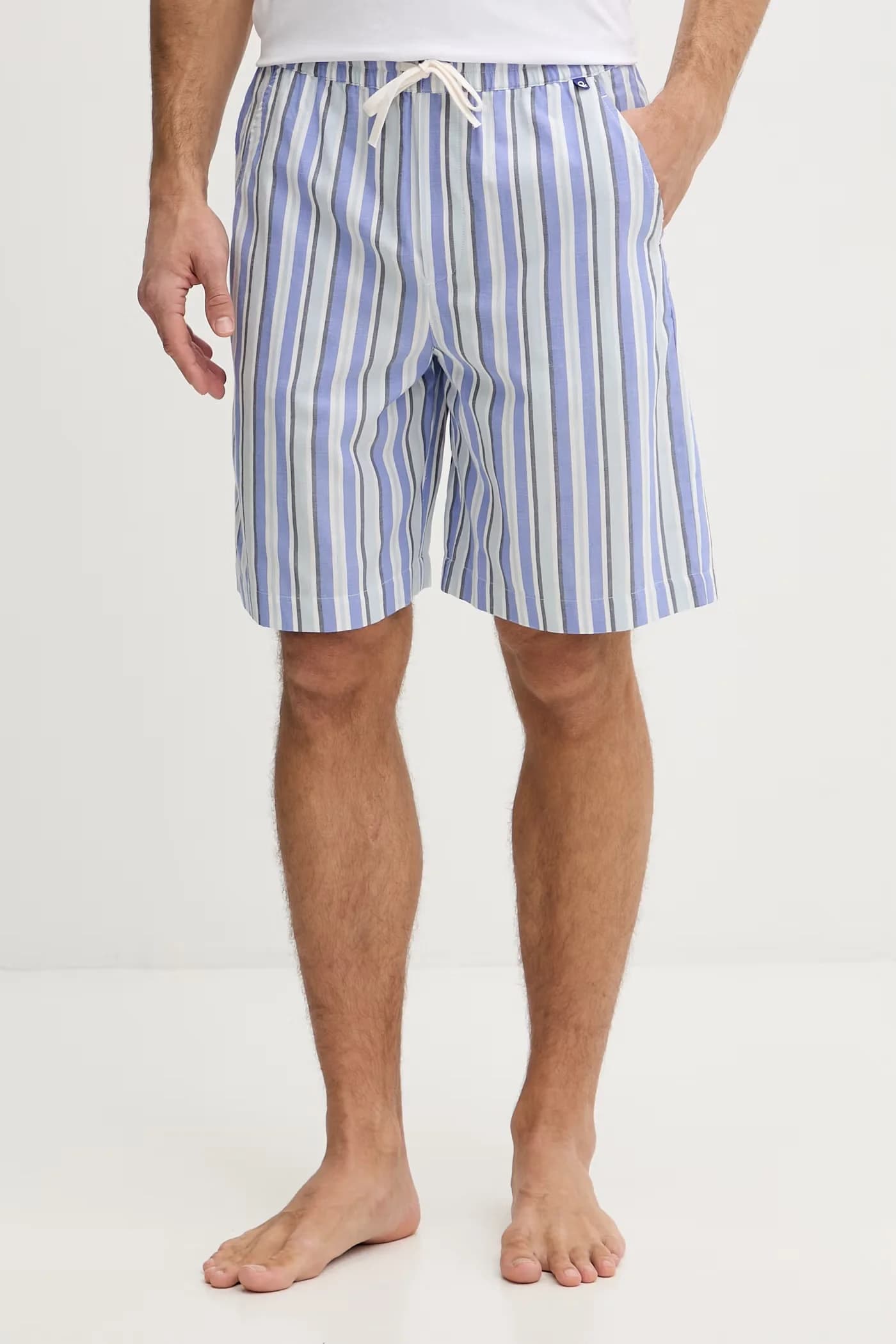 Мужские хлопковые пижамные шорты