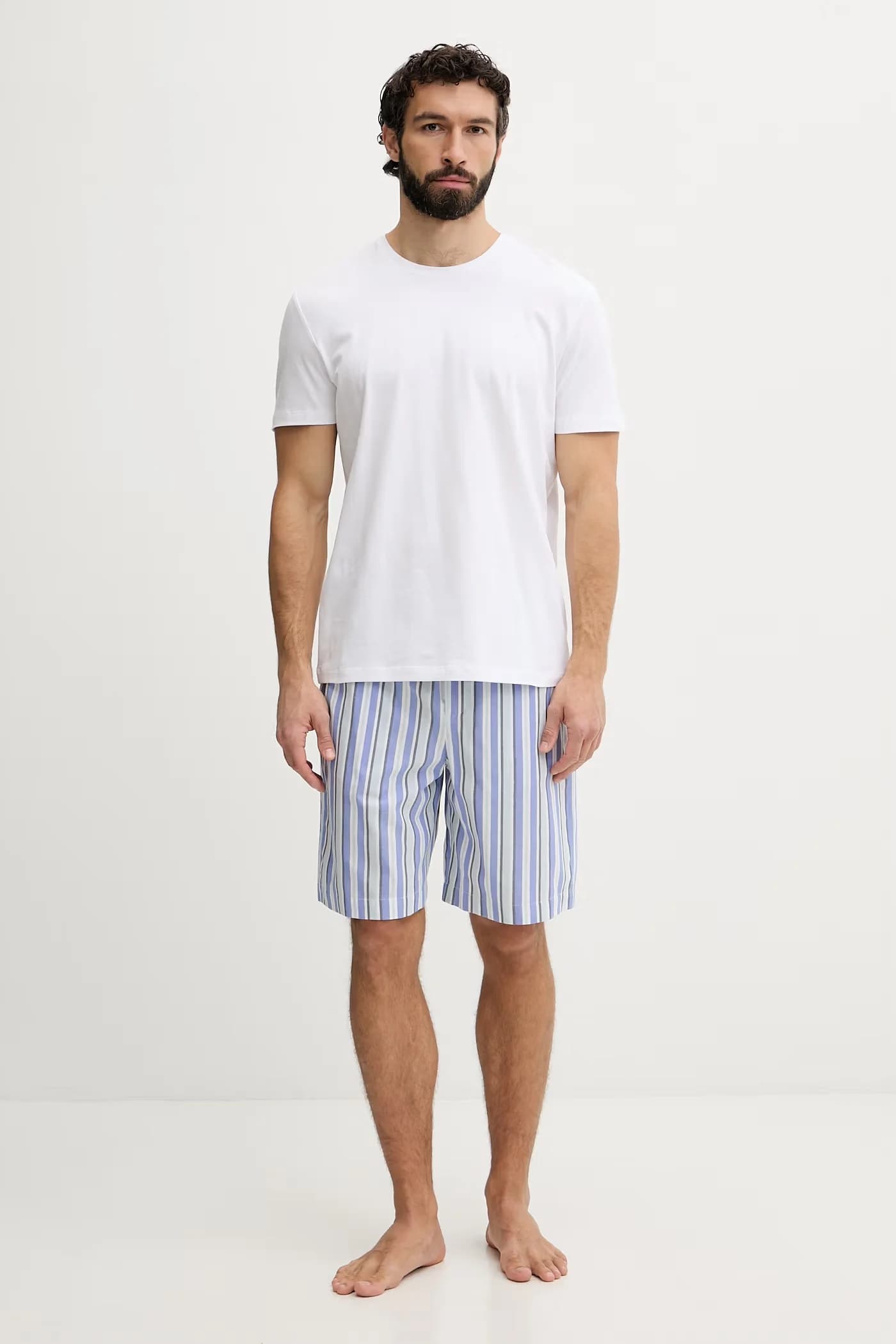 Мужские хлопковые пижамные шорты - фото 2