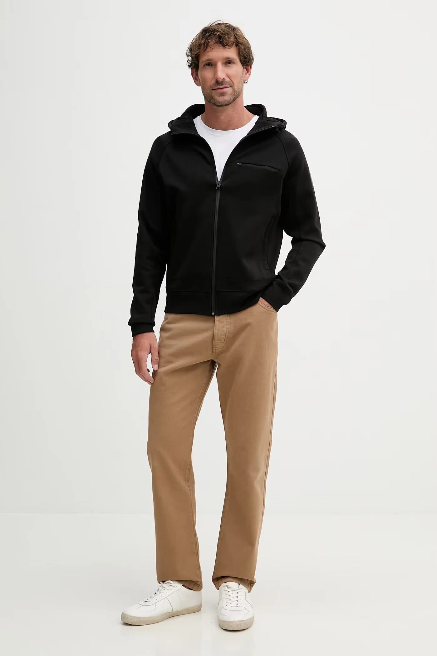 Мужская толстовка с капюшоном из хлопка SHAW. - фото 2