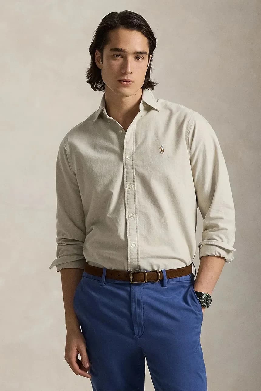 Мужская хлопковая рубашка