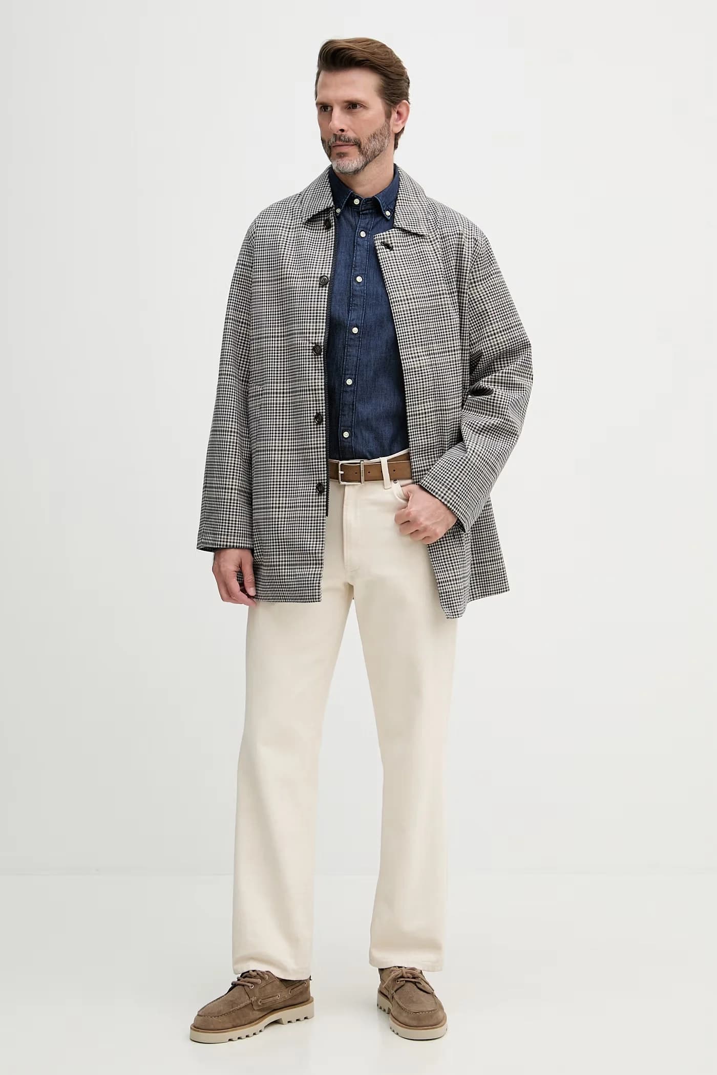 Мужская джинсовая рубашка - фото 3