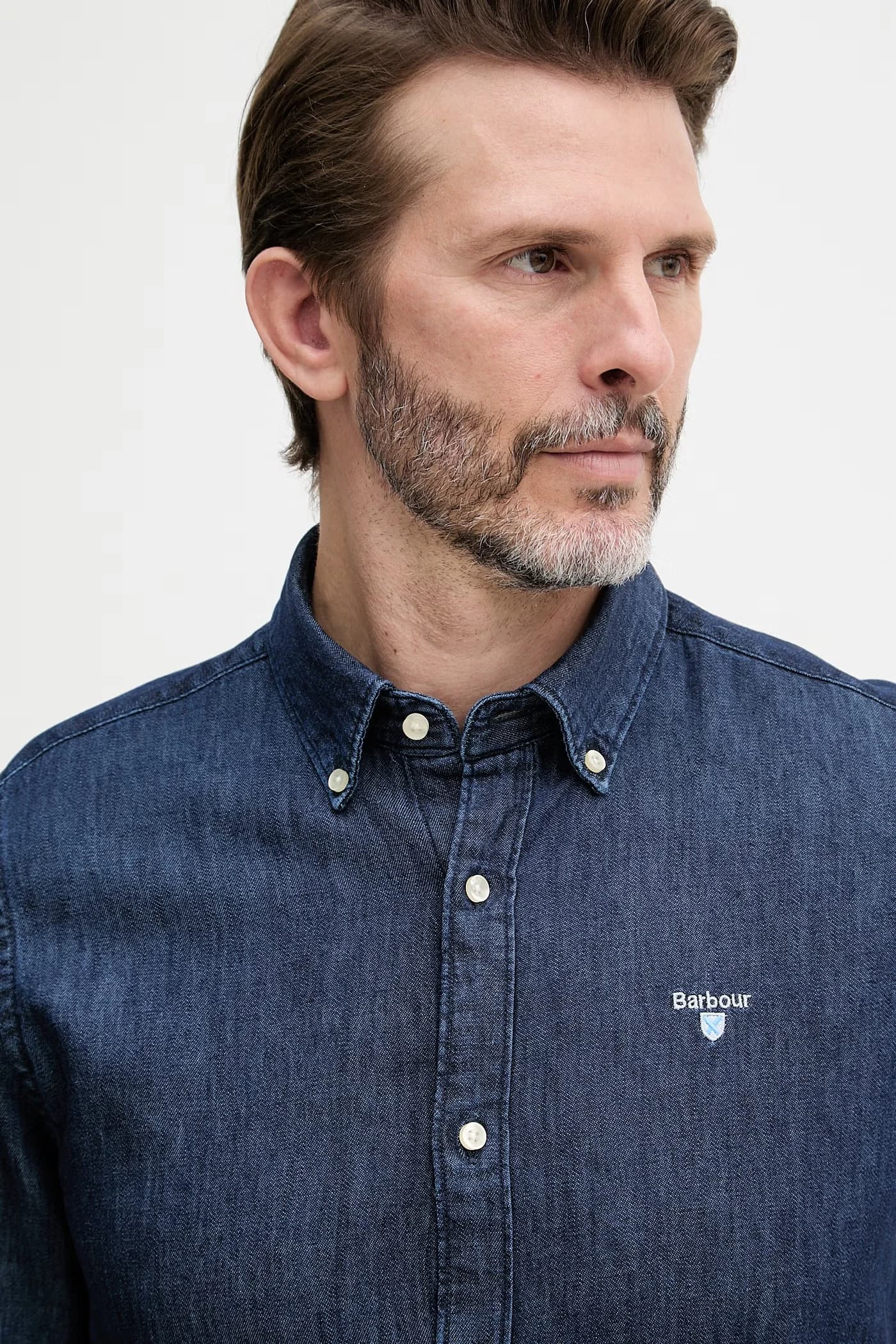 Мужская джинсовая рубашка - фото 7