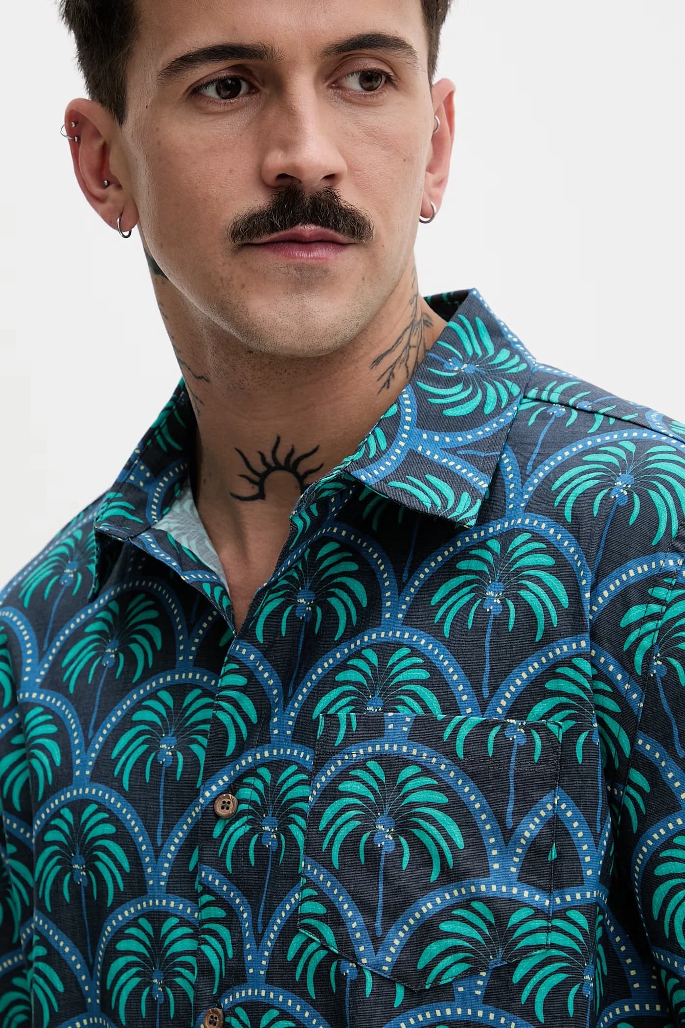 Мужская хлопковая рубашка - фото 7