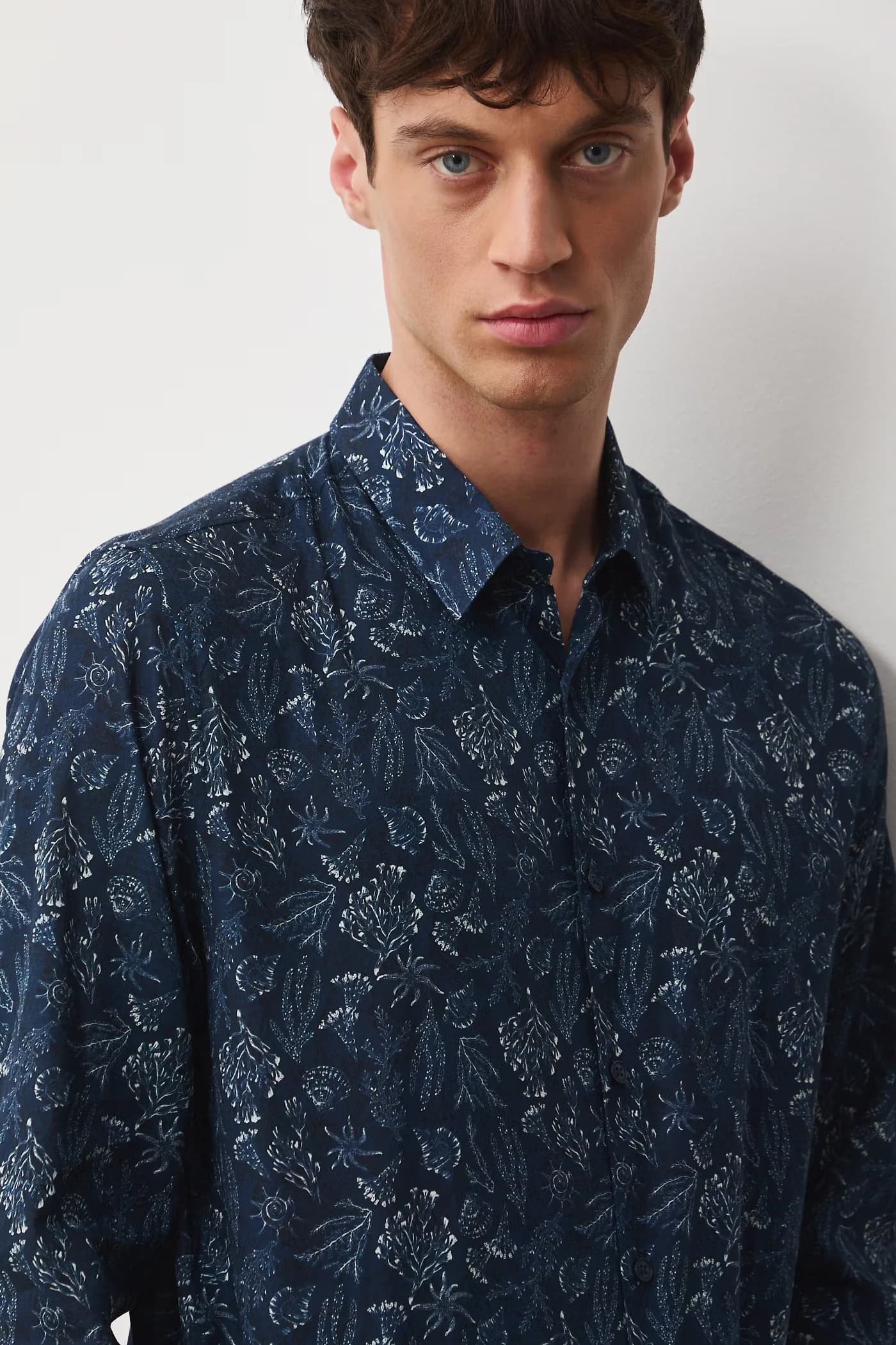 Хлопковая рубашка - фото 7