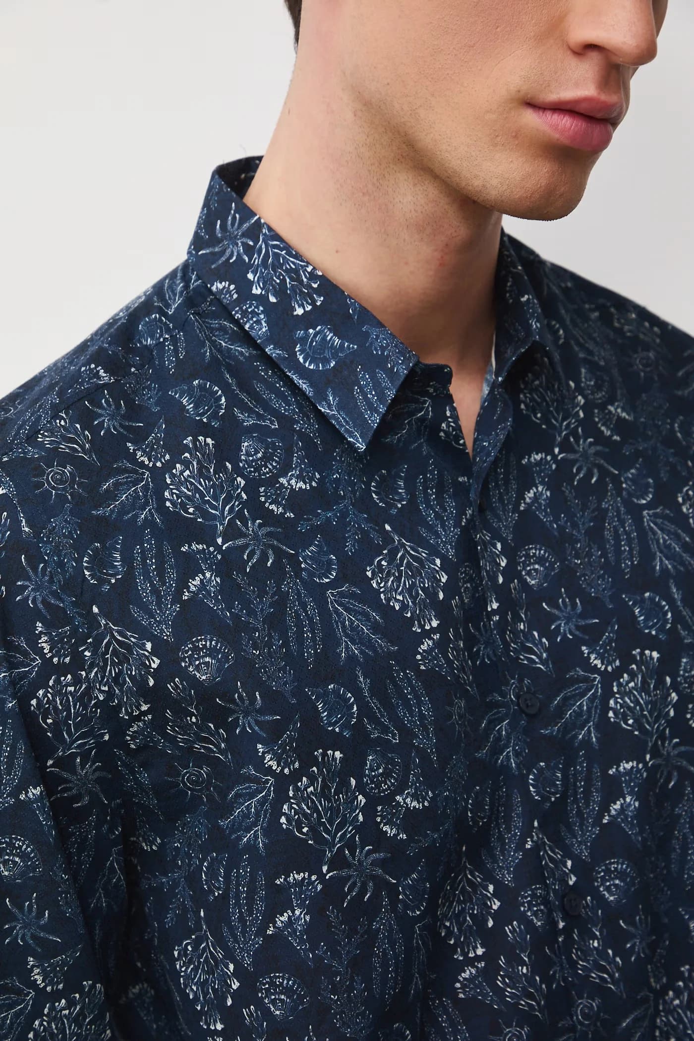 Хлопковая рубашка - фото 9