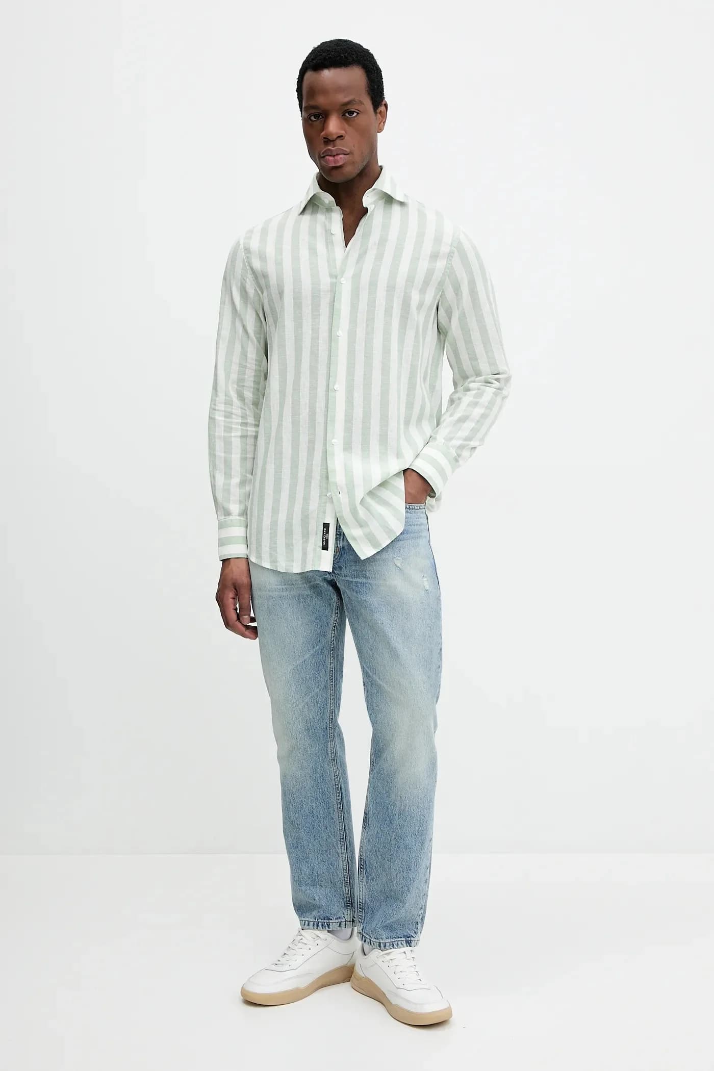 льняная рубашка BILL - фото 2