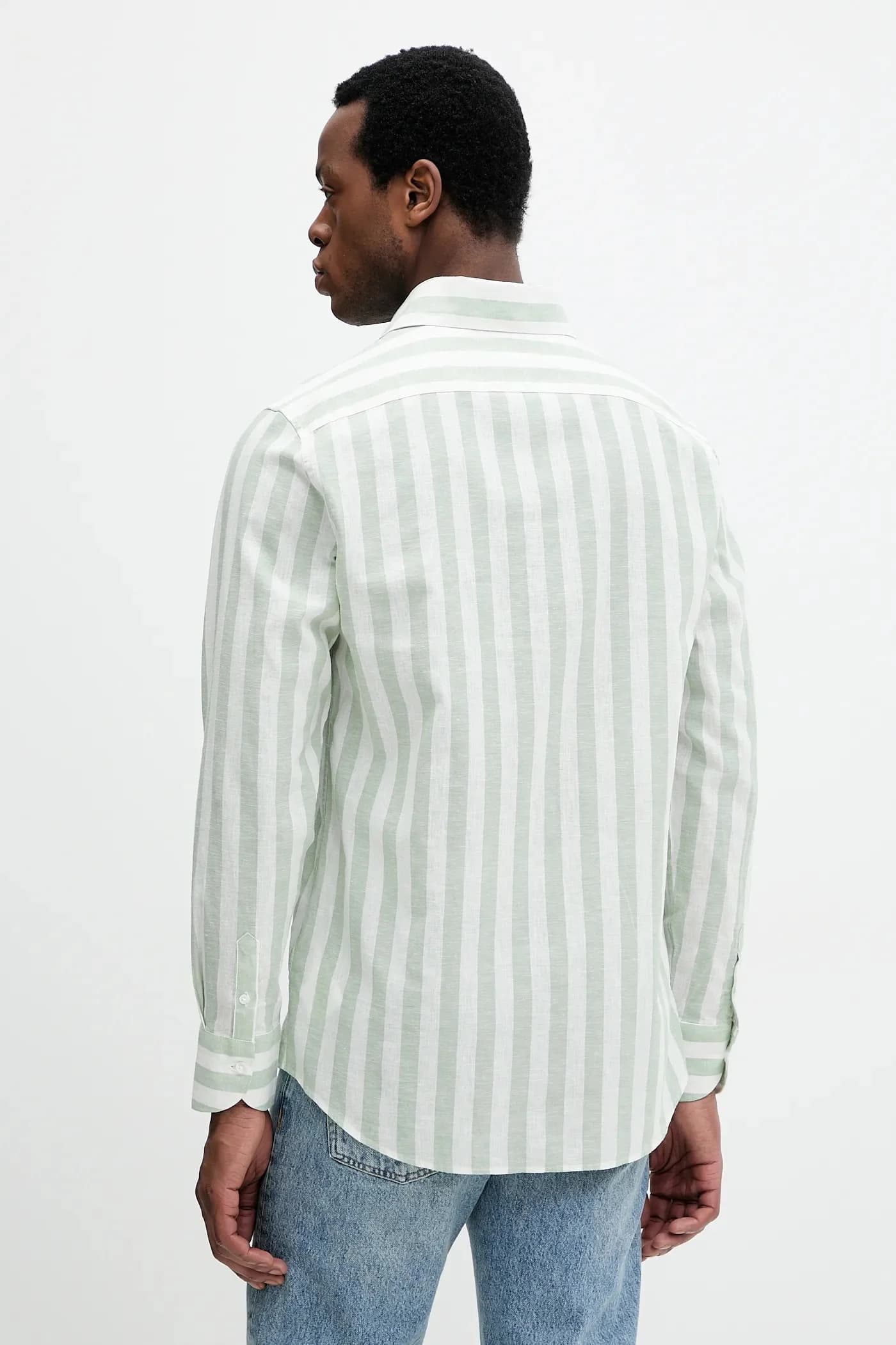 льняная рубашка BILL - фото 3