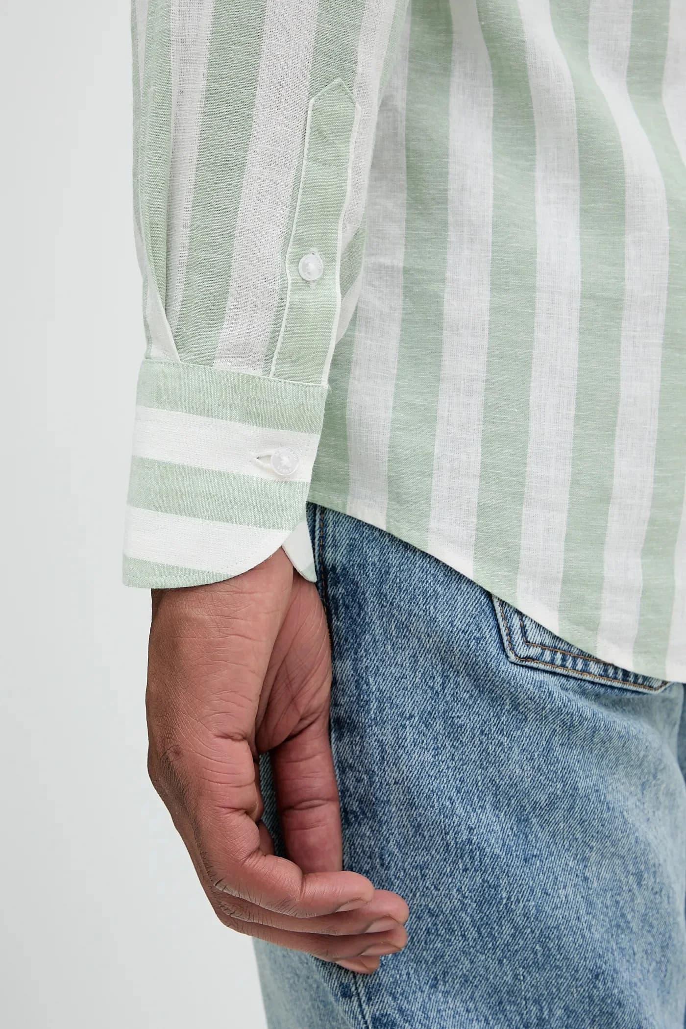 льняная рубашка BILL - фото 5