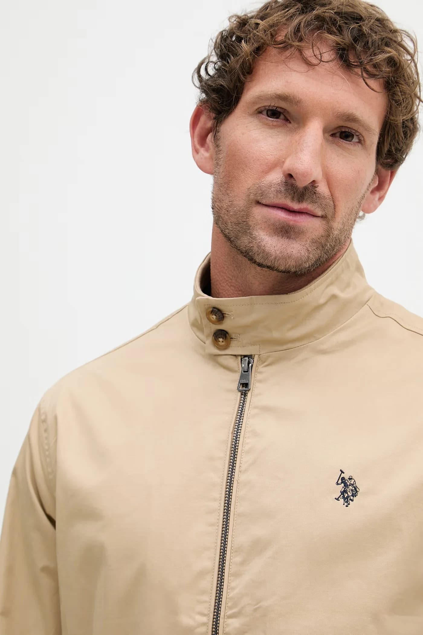 Мужская переходная куртка Harrington из хлопка - фото 4