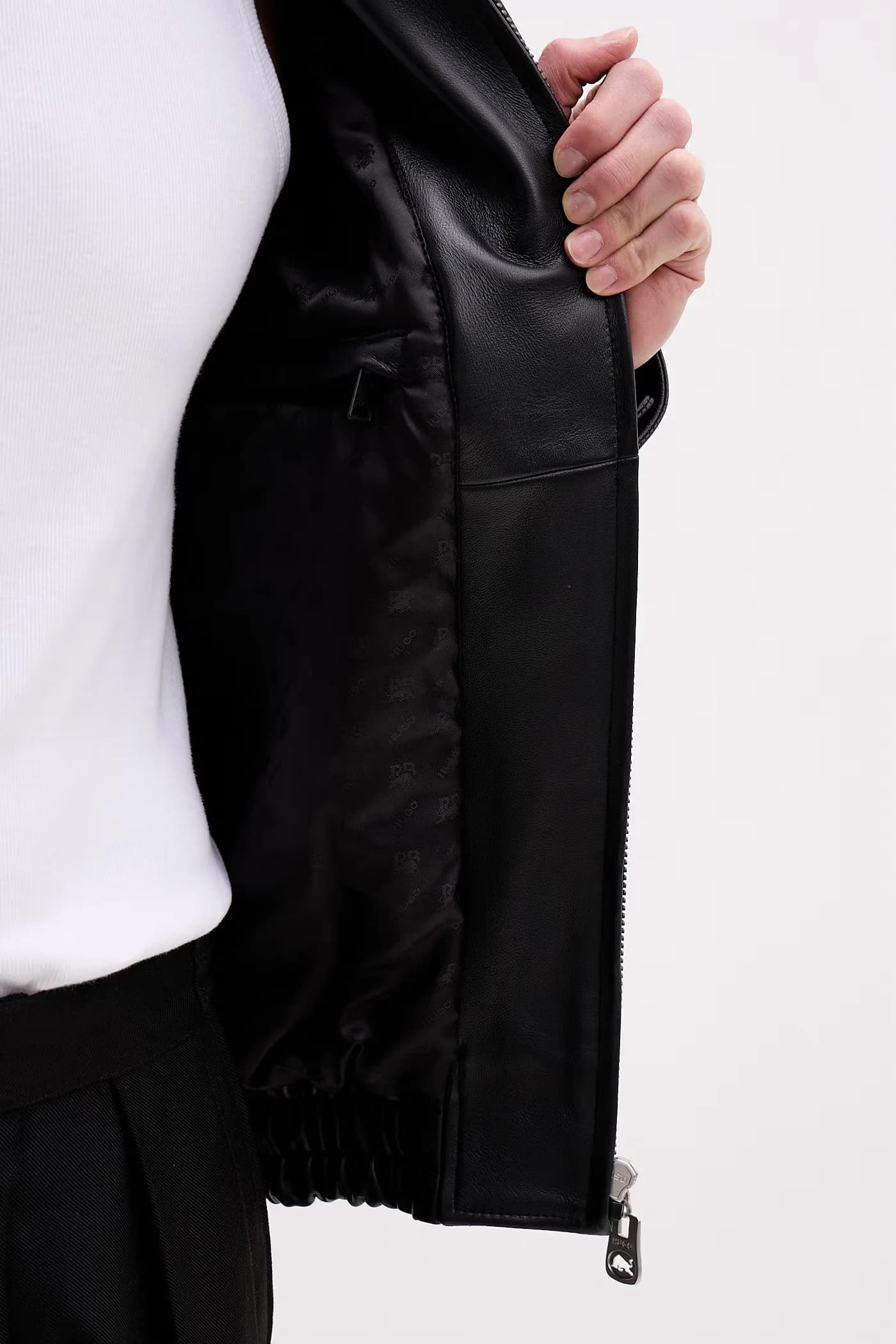 Мужская кожаная куртка Lugor_RB - фото 6