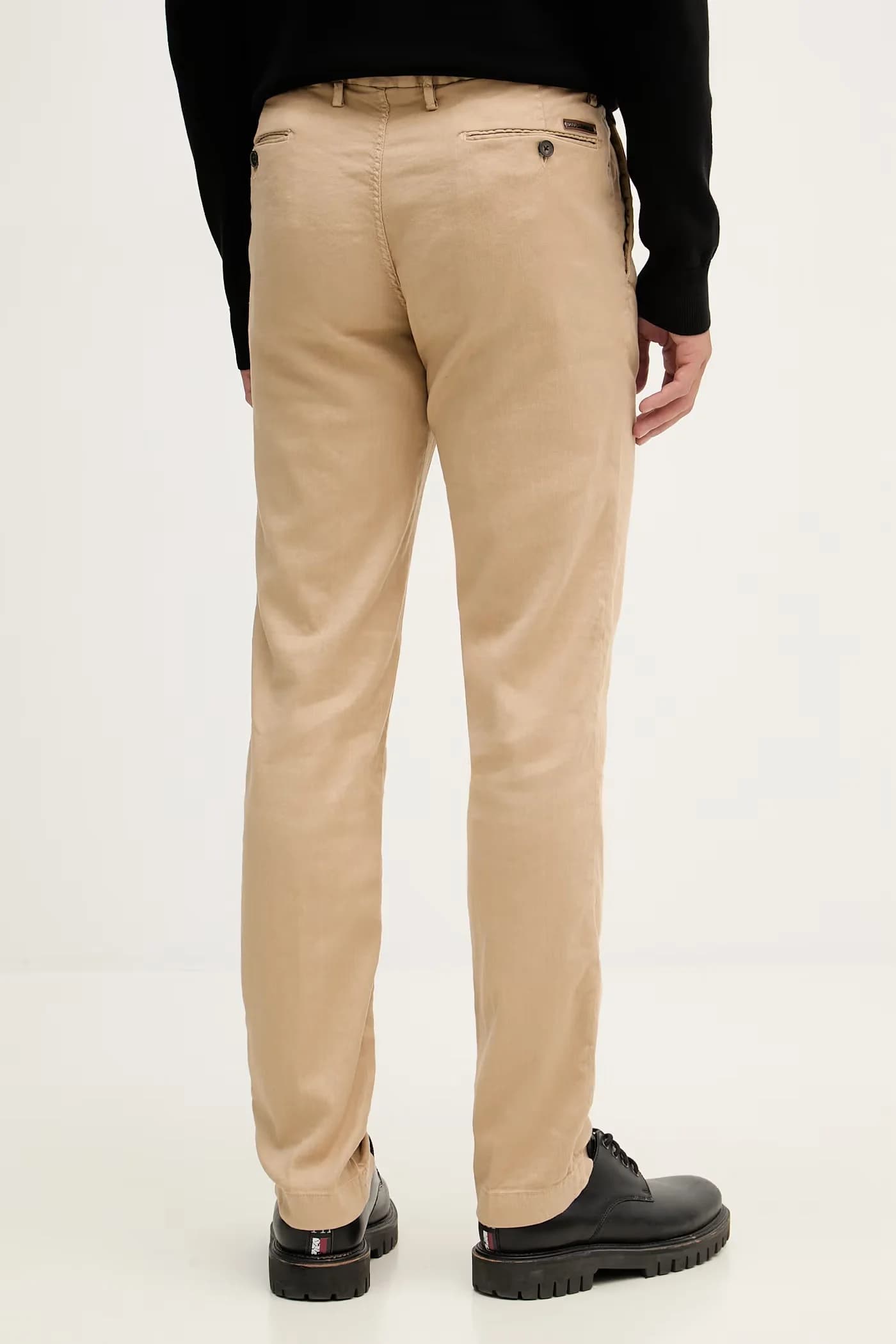 Обычные мужские брюки из смесового льна - фото 3