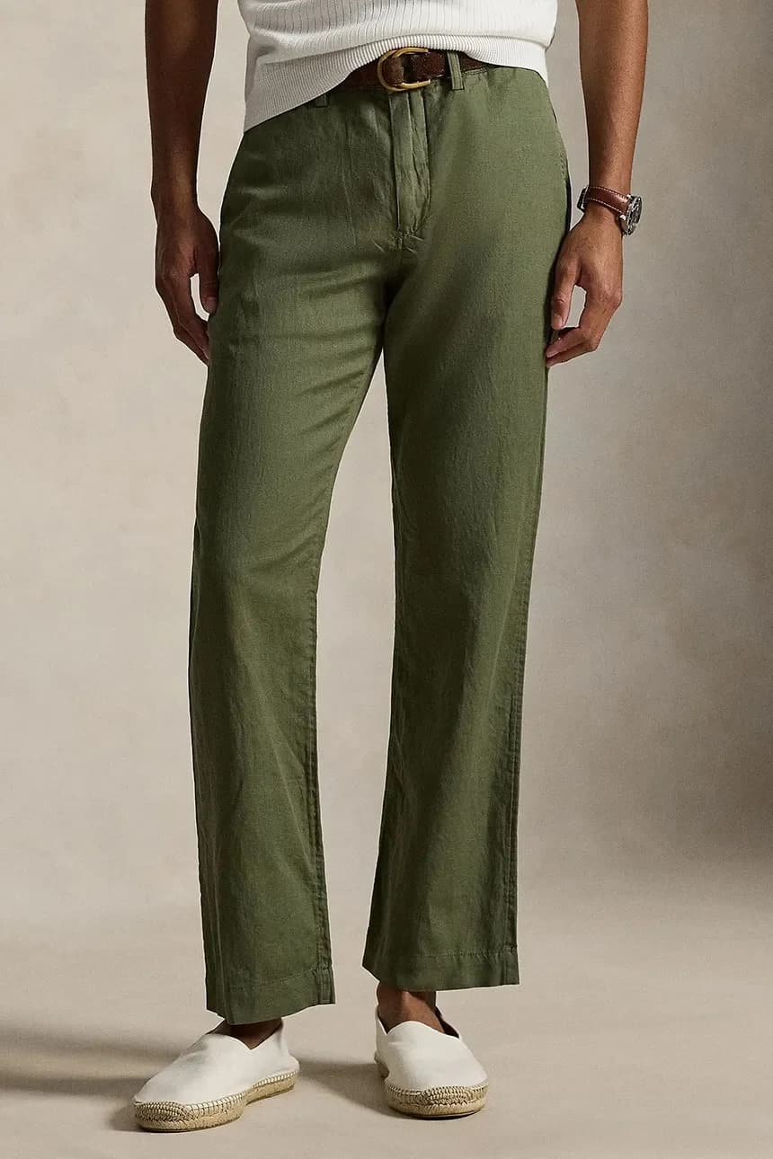 Мужские льняные брюки