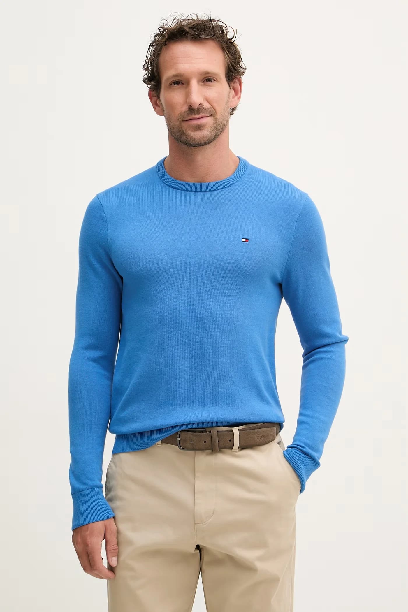 Мужской хлопковый свитер