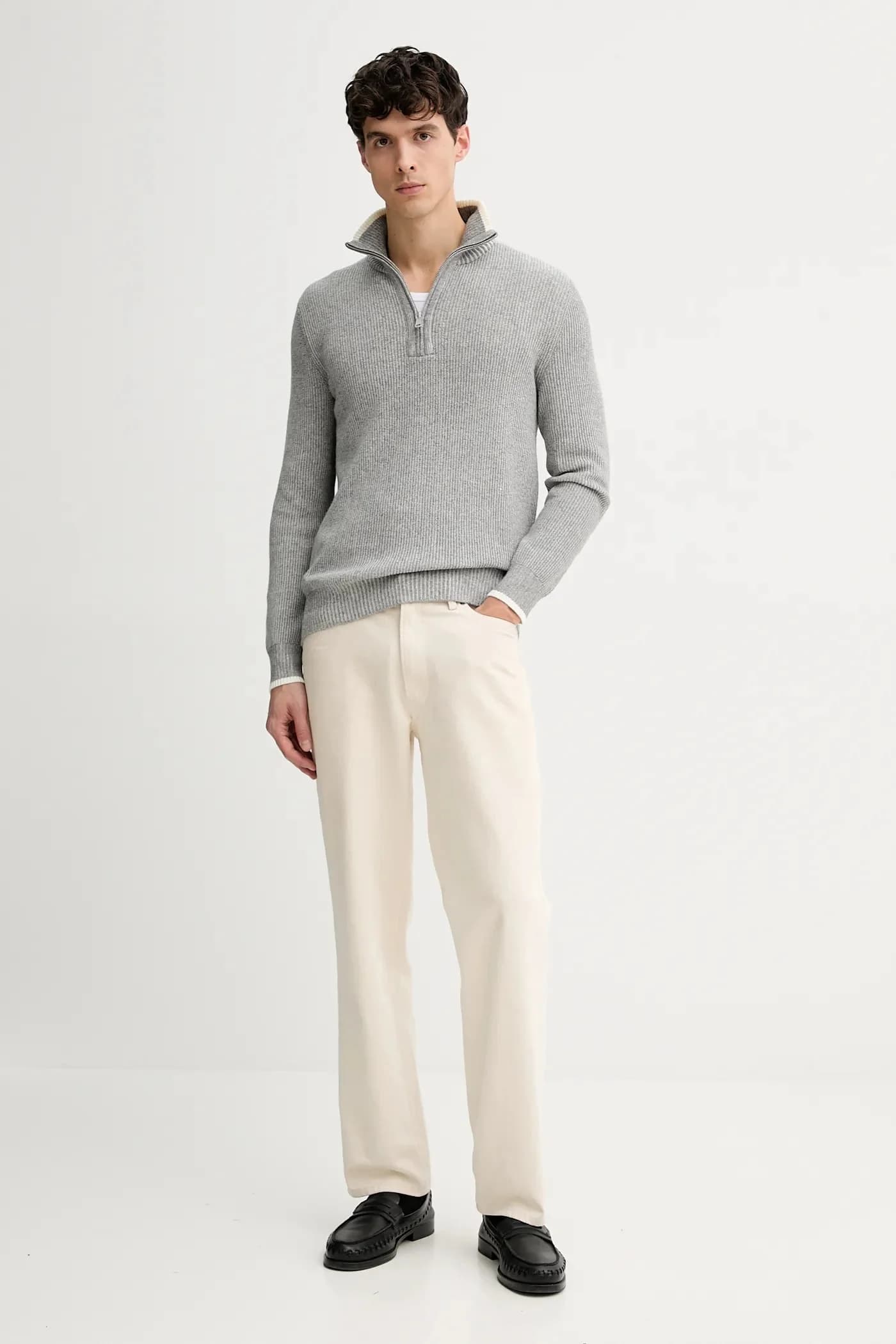 Свитер из смесовой шерсти - фото 3