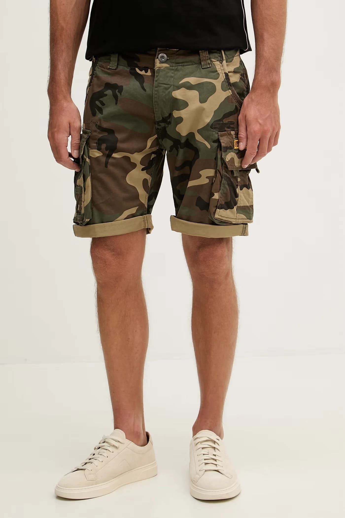 Мужские шорты карго Crew Short Camo из хлопка с эластаном