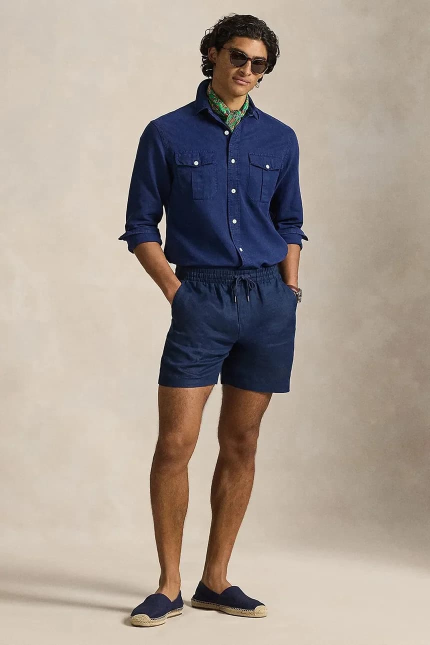 Мужские хлопковые шорты - фото 3