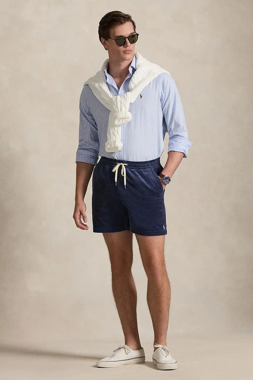 Мужские хлопковые шорты - фото 5