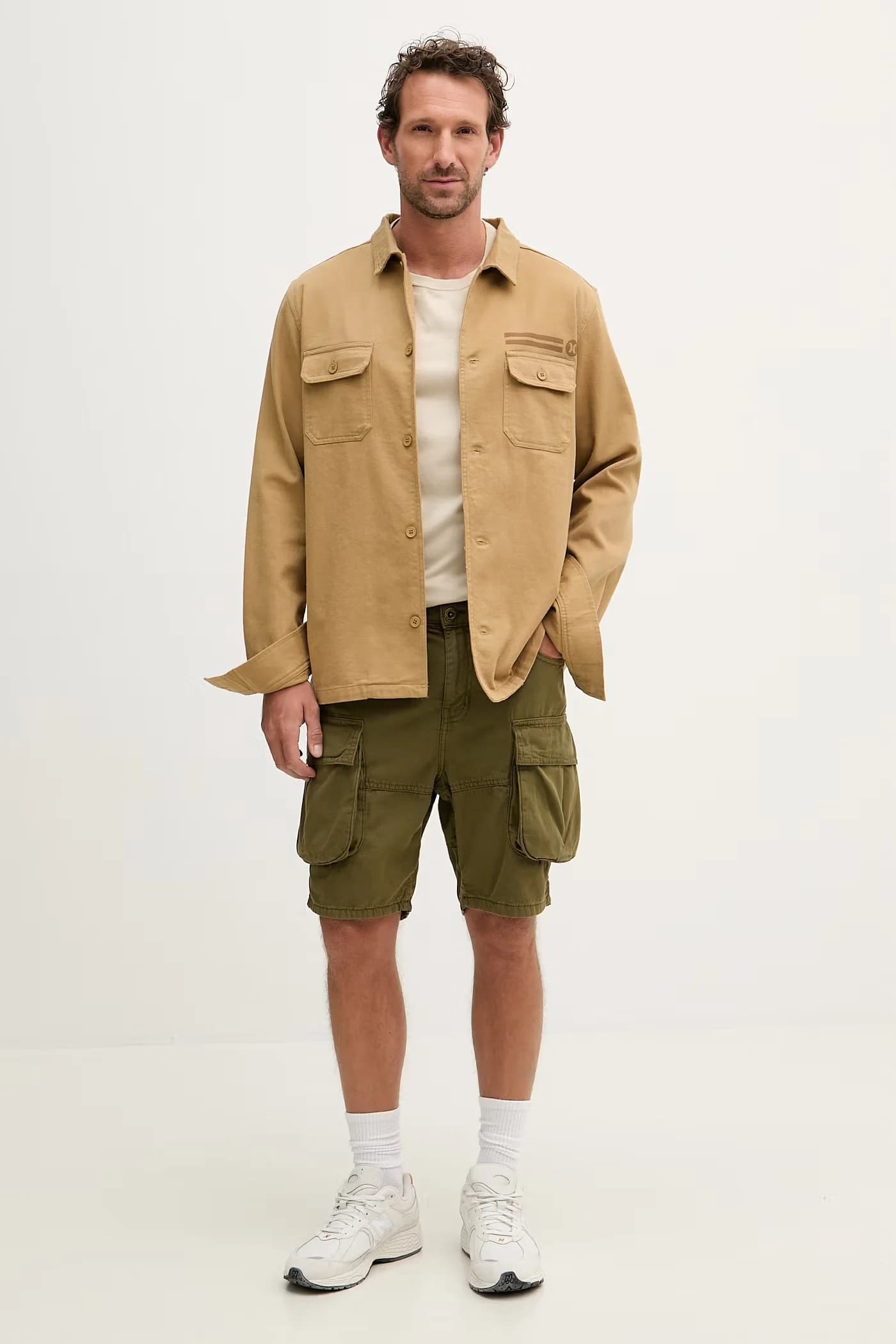 Мужские хлопковые шорты карго Canvas Cargo Short - фото 2