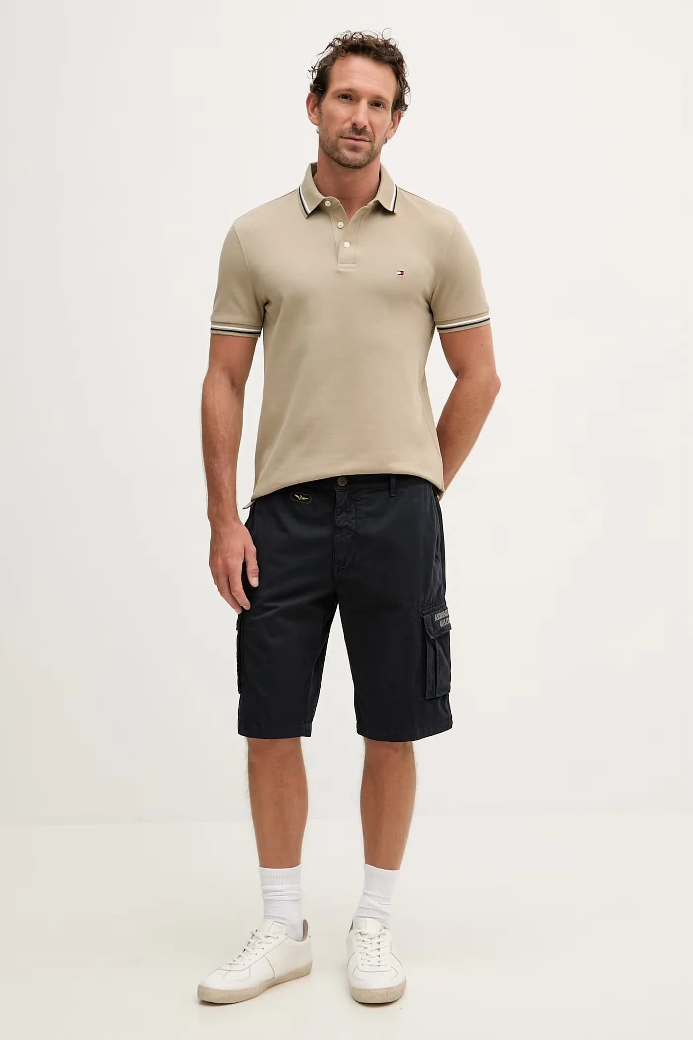 Мужские хлопковые шорты карго - фото 2