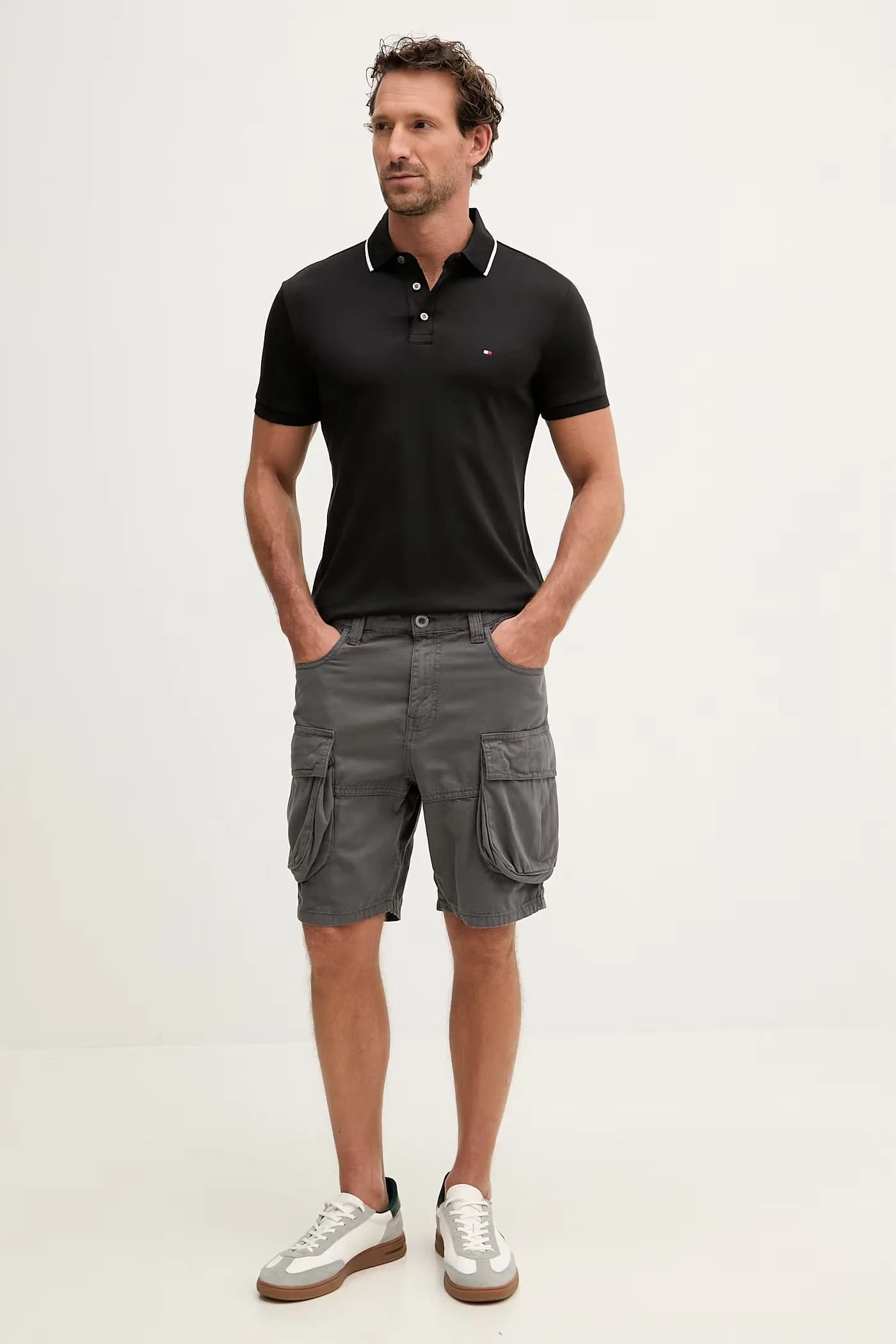 Мужские хлопковые шорты карго Canvas Cargo Short - фото 2