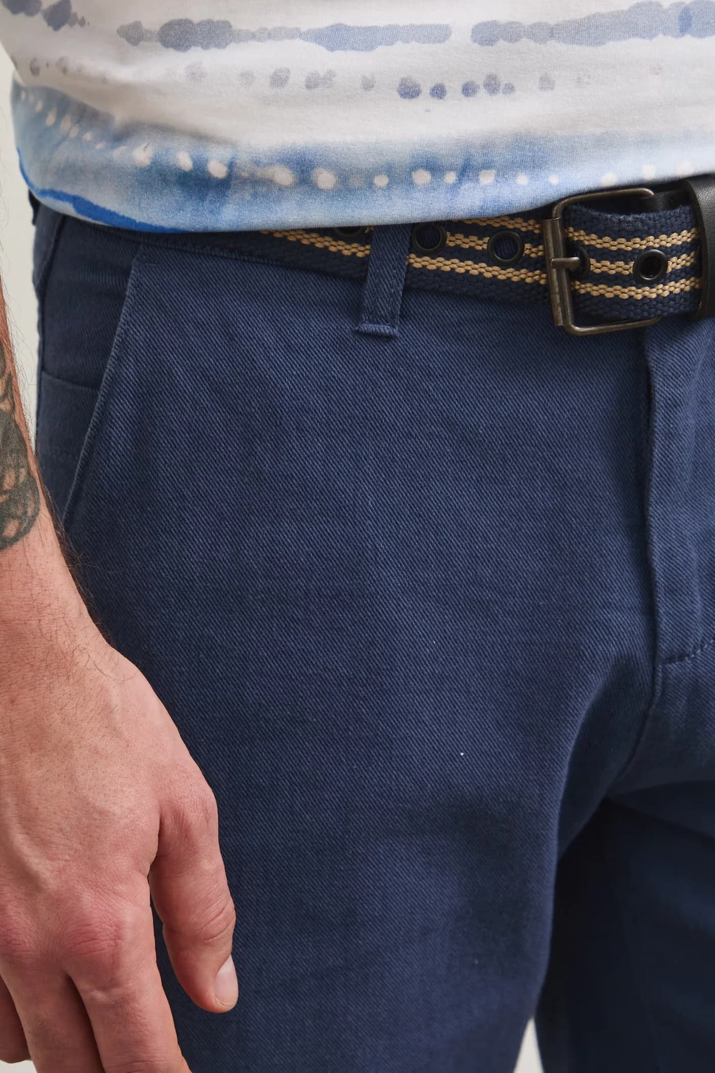 Шорты из смесового льна - фото 7