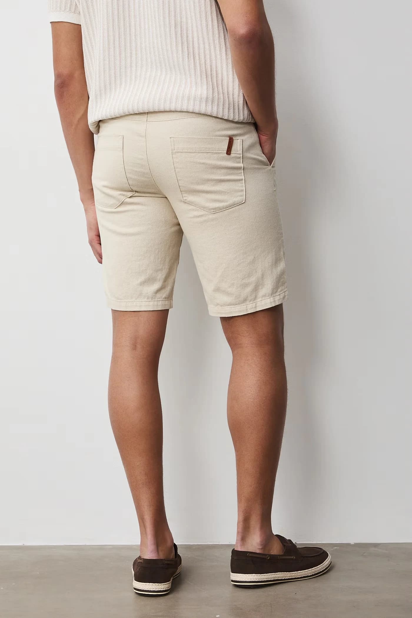 Шорты из смесового льна - фото 5