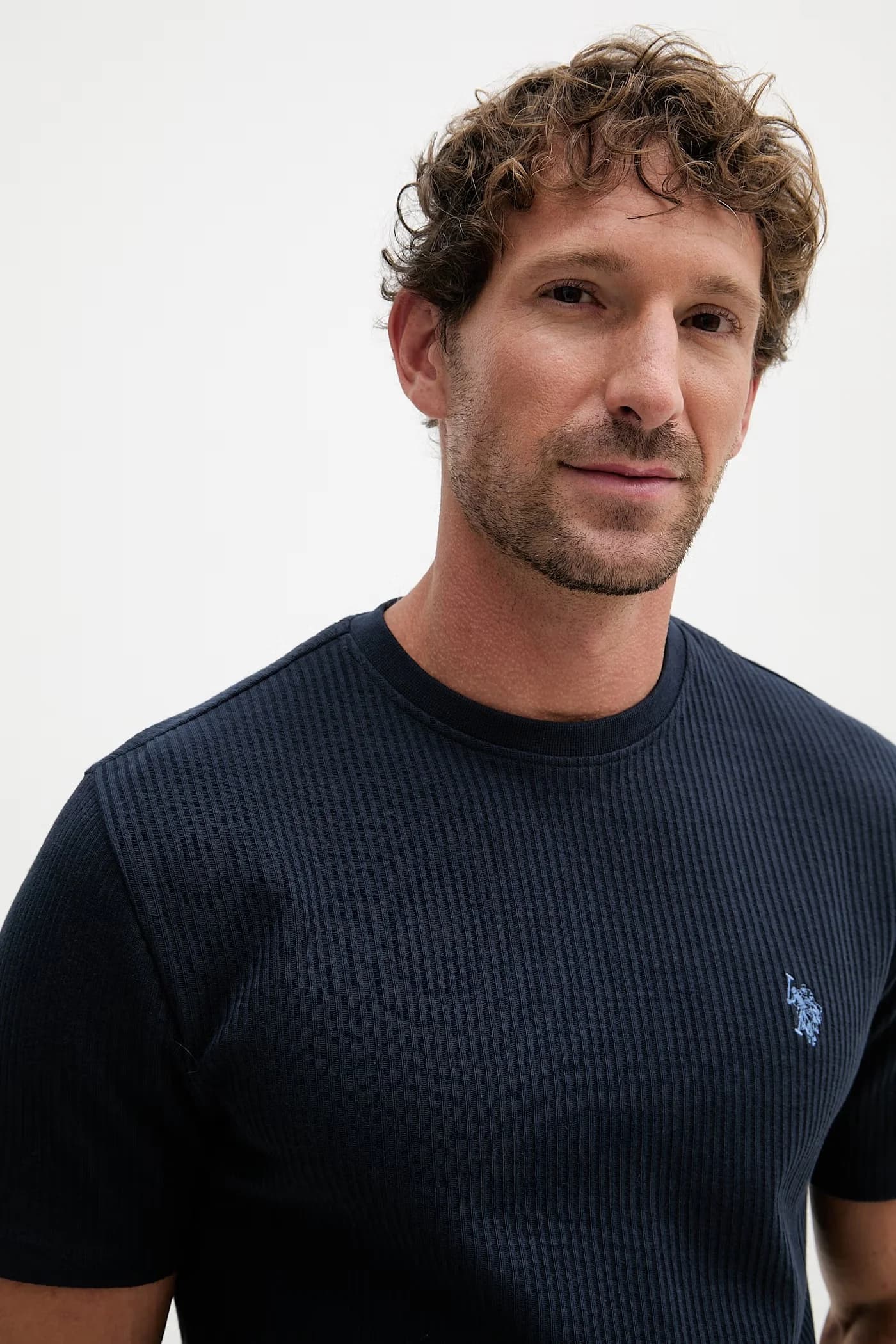 Мужская футболка RIB TEXTURE из хлопка - фото 7