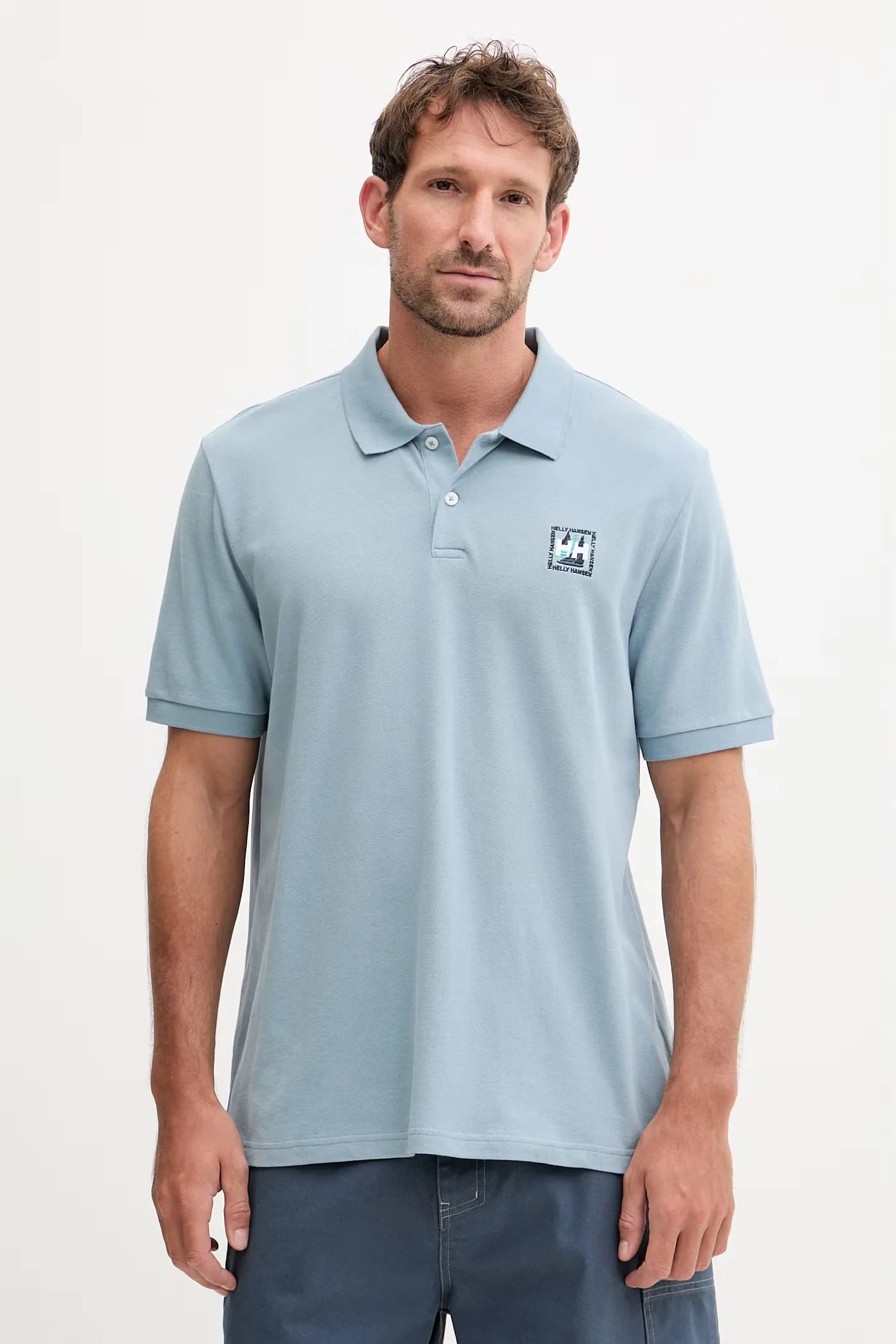 MESSINA мужская рубашка-поло из хлопка