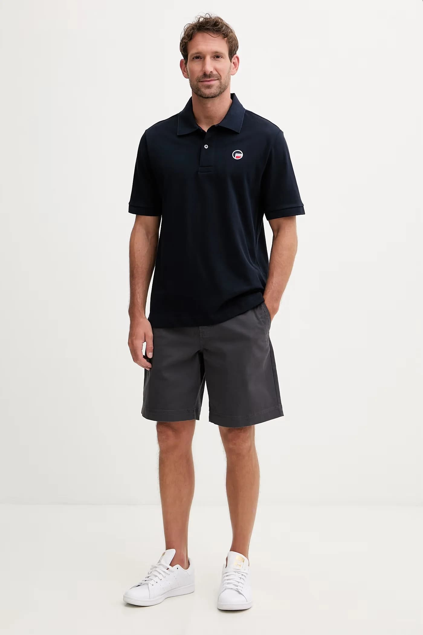 GERLO мужская рубашка-поло из хлопка - фото 3