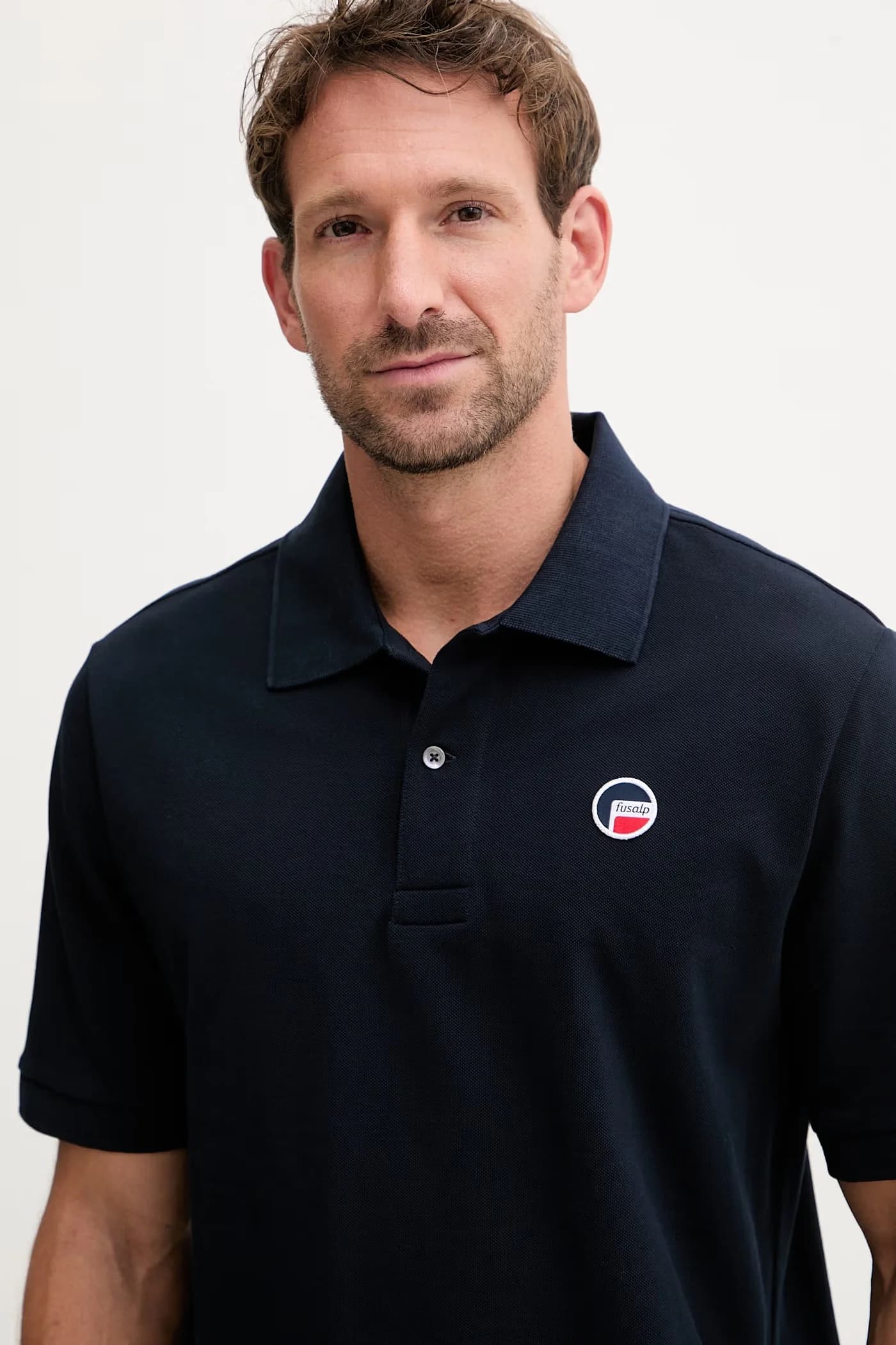 GERLO мужская рубашка-поло из хлопка - фото 7