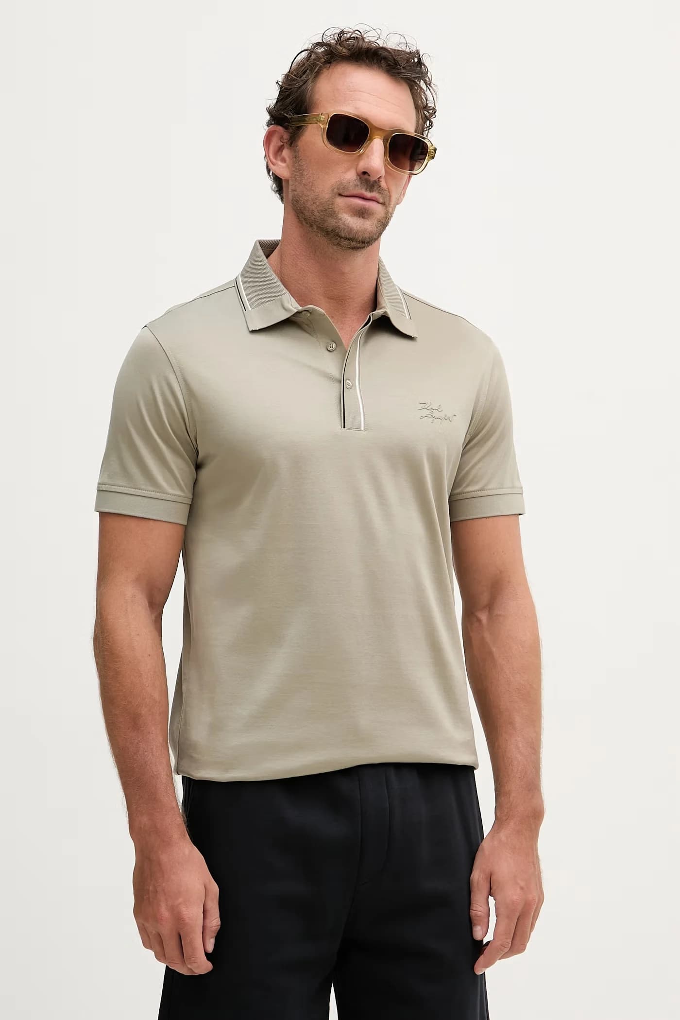 Мужское хлопковое поло