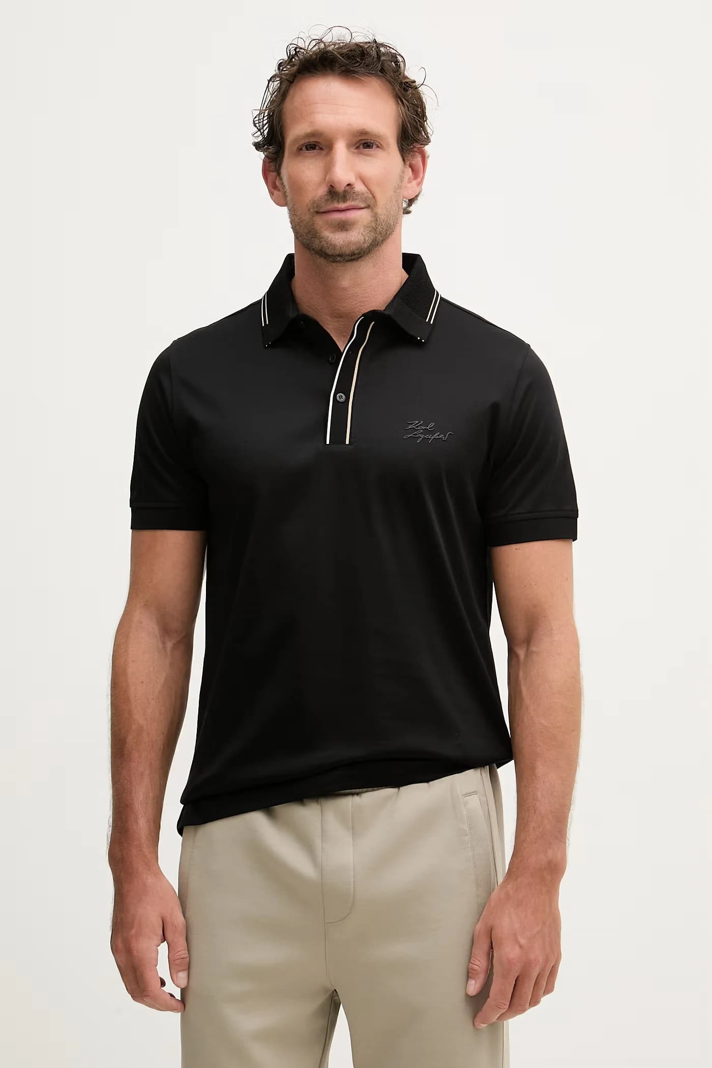 Мужское хлопковое поло