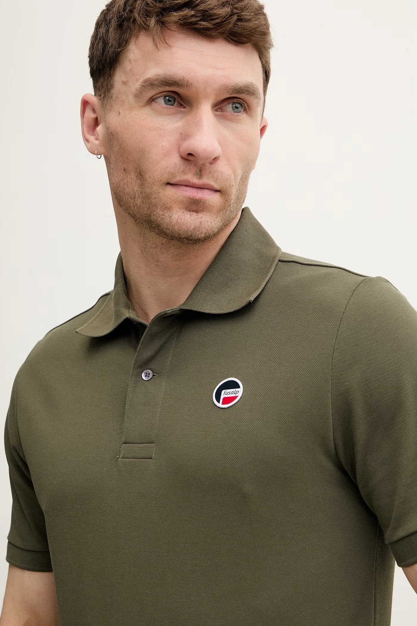 GERLO мужская рубашка-поло из хлопка - фото 7