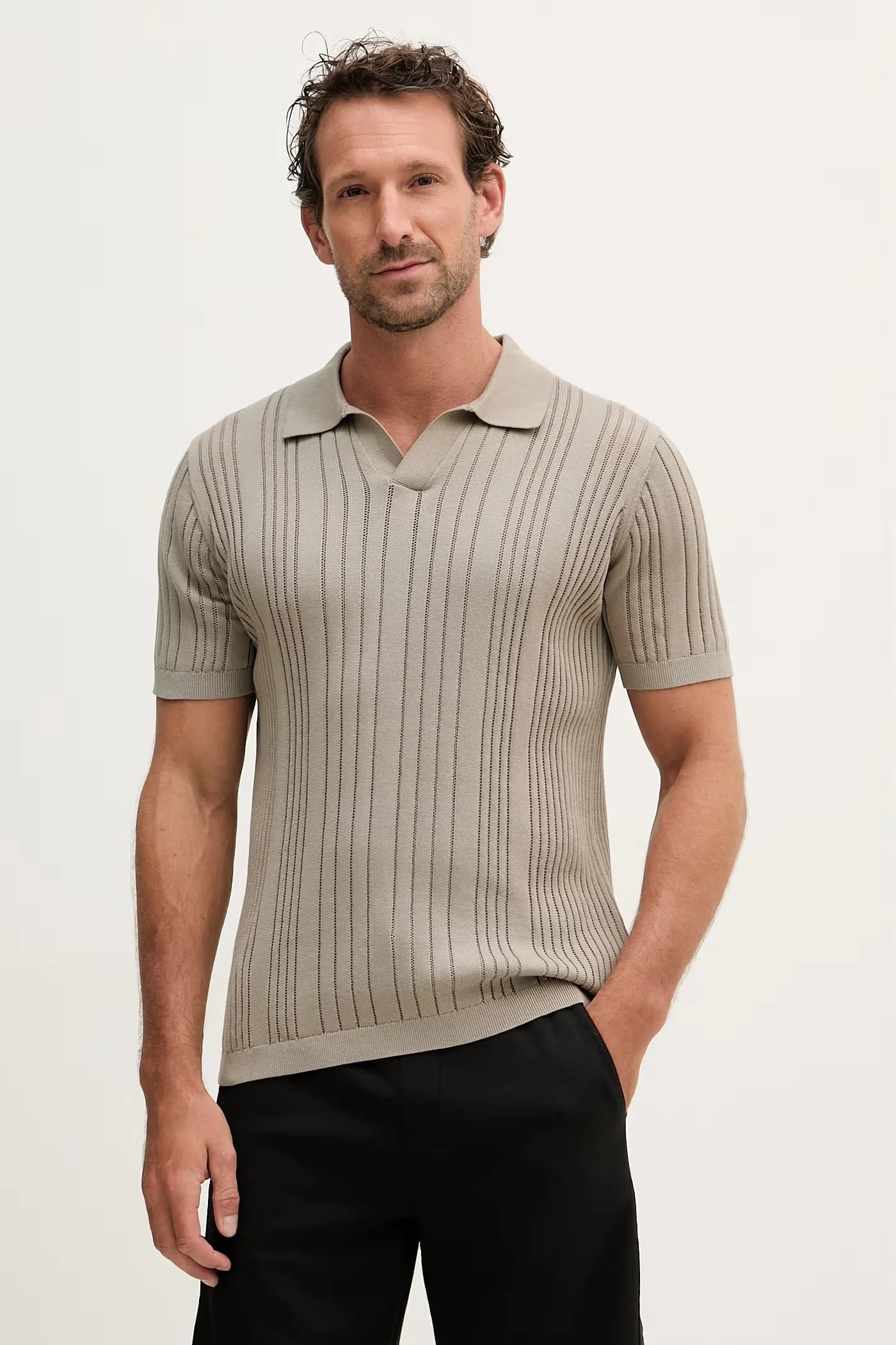 Мужское хлопковое поло