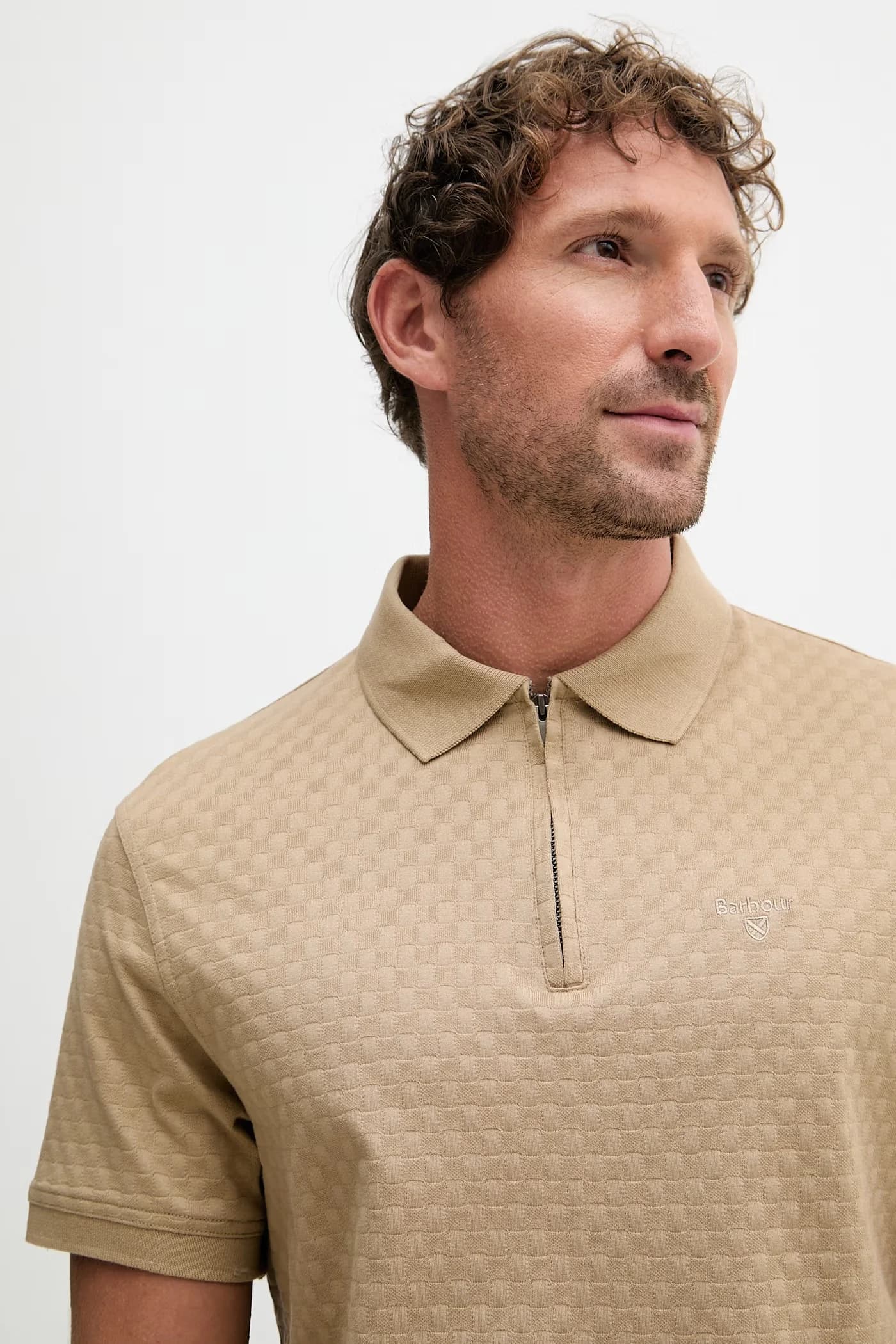 Мужская рубашка-поло Hockham из хлопка - фото 4