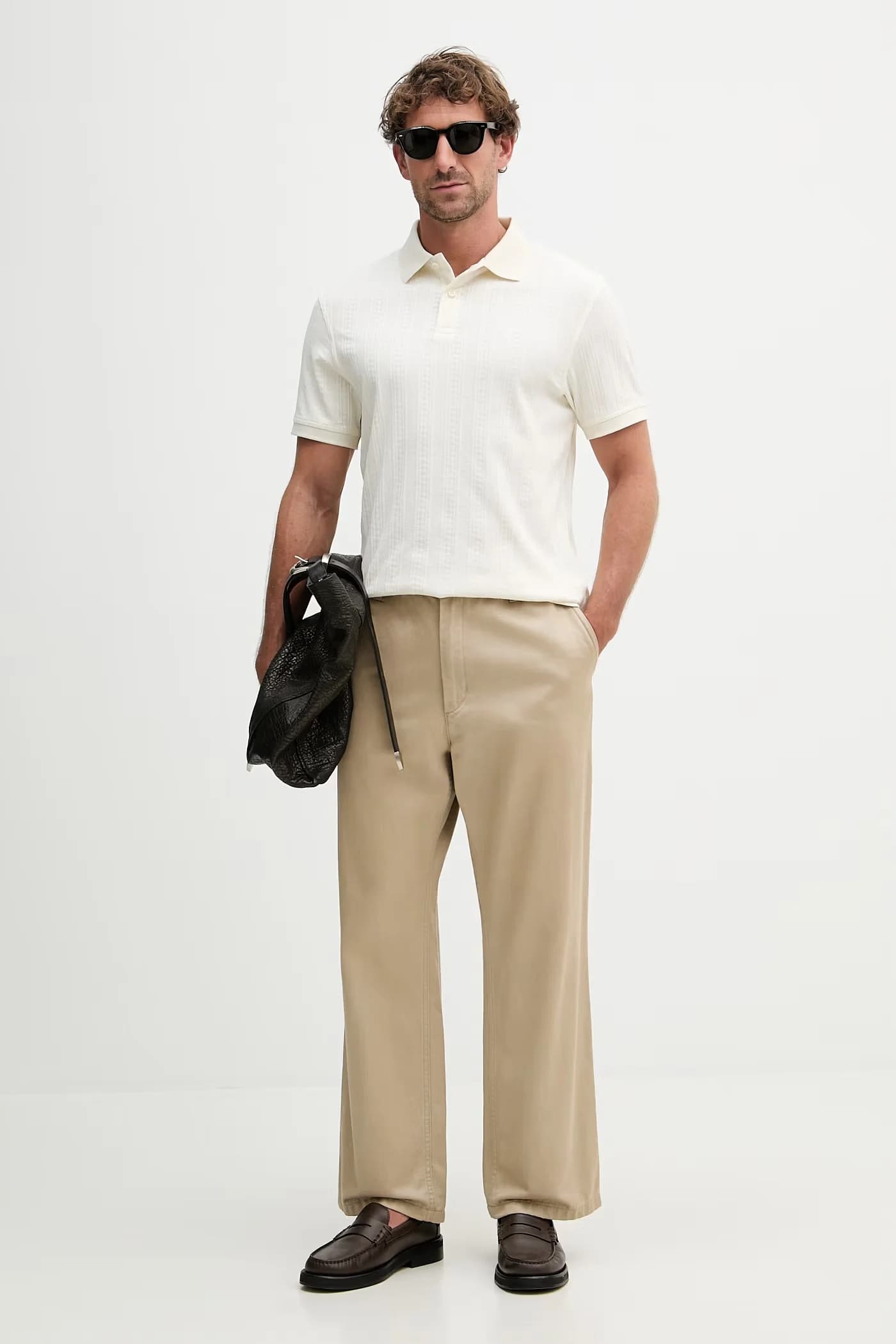 Мужская рубашка-поло Harwell из хлопка - фото 2