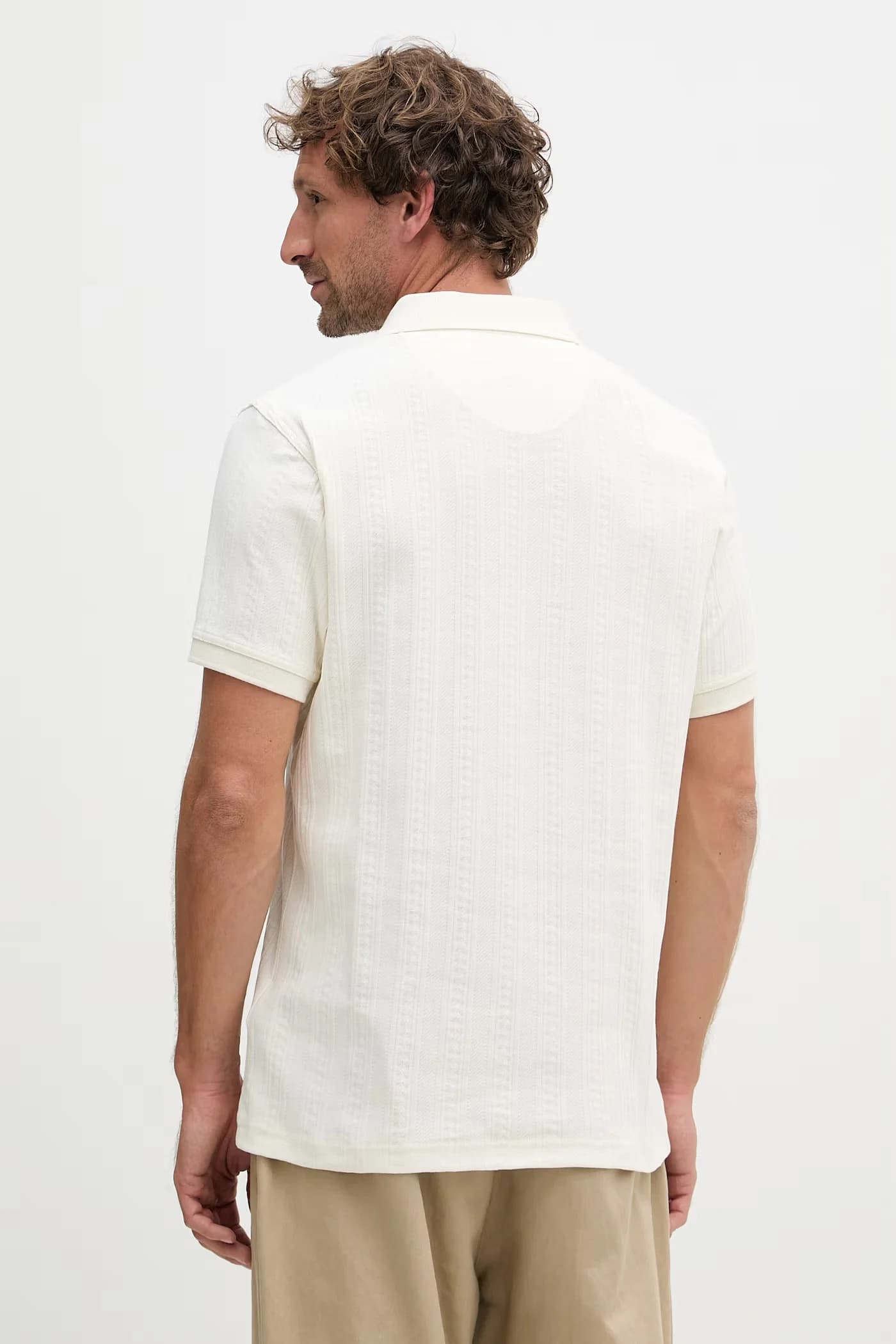 Мужская рубашка-поло Harwell из хлопка - фото 3