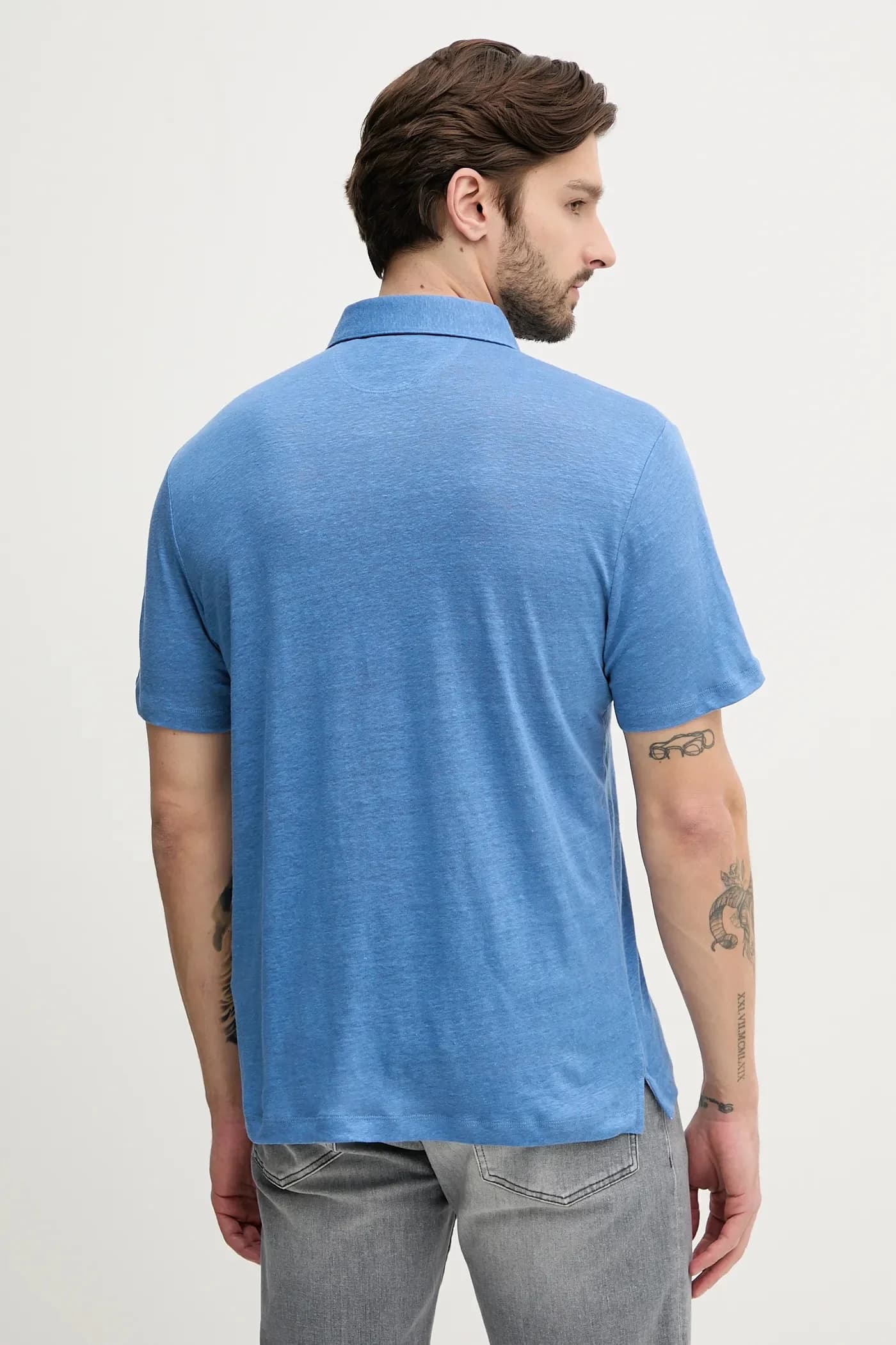 Льняное поло - фото 3