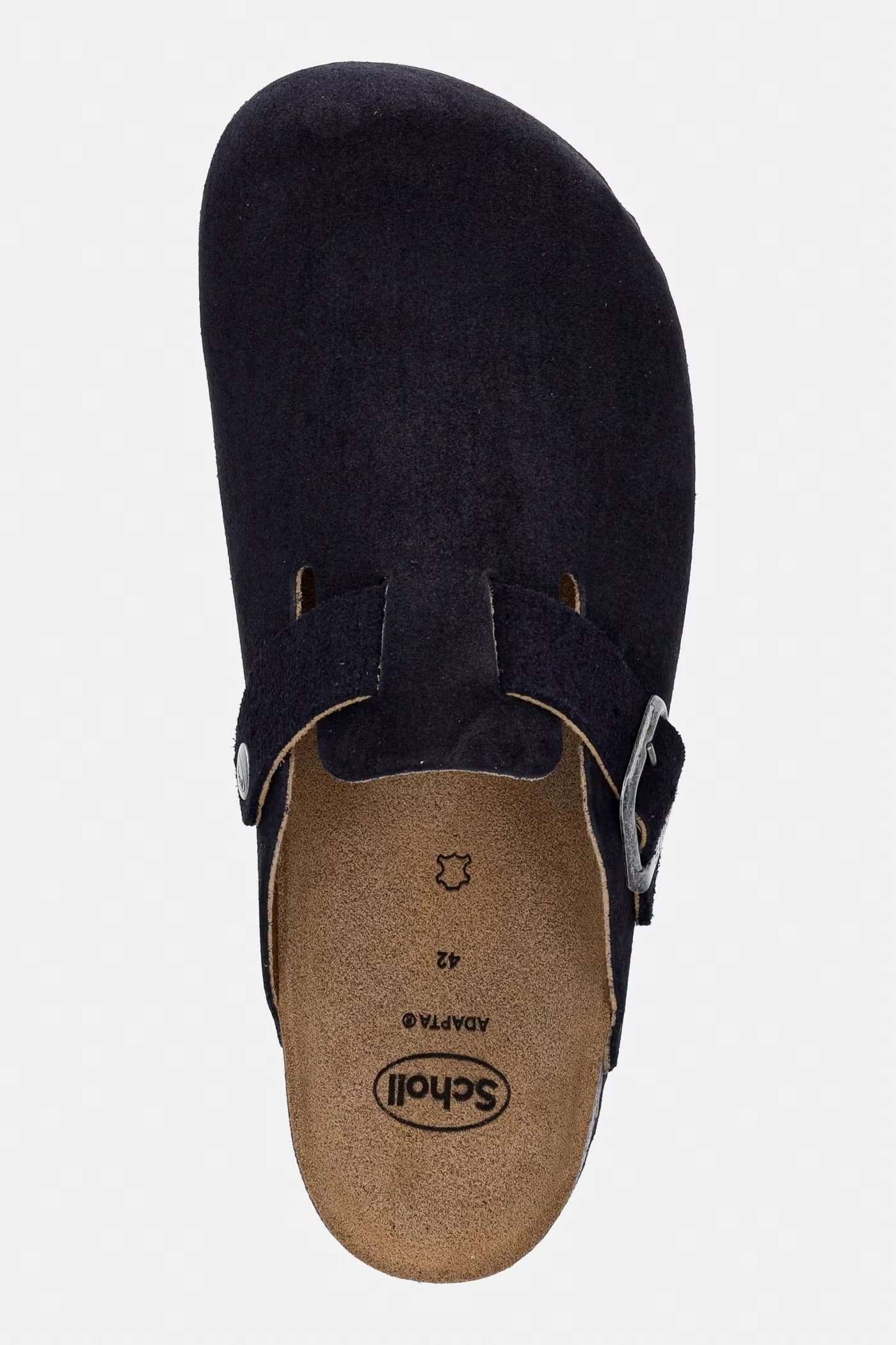 OLIVIER мужские тапочки из нубука с закрытыми носками - фото 7